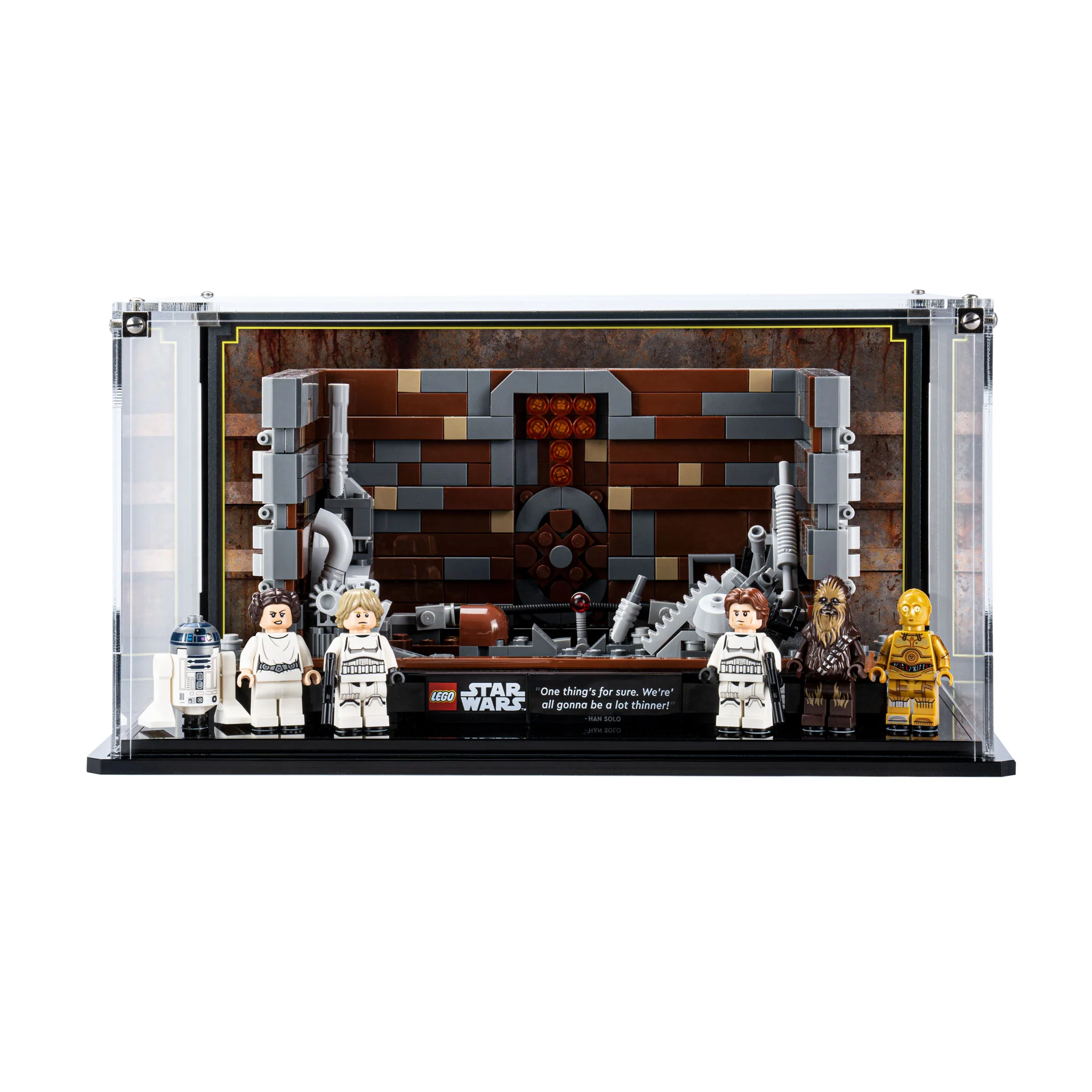 Display Case for LEGO® Star Wars™ Death Star™ Trash Compactor Diorama (75339) - Image 2