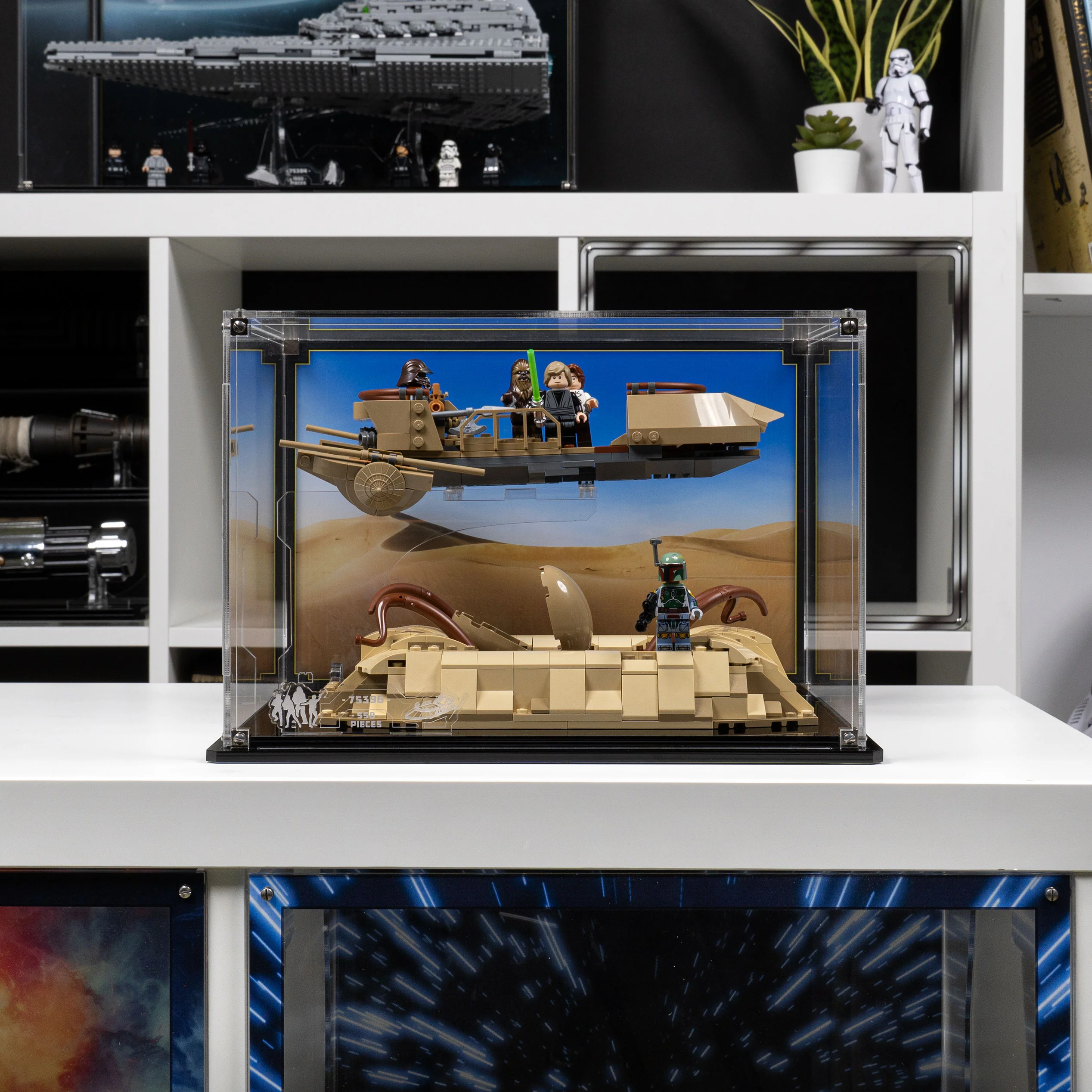 Display Case for LEGO® Star Wars Desert Skiff and Sarlacc Pit (75396) - Image 10