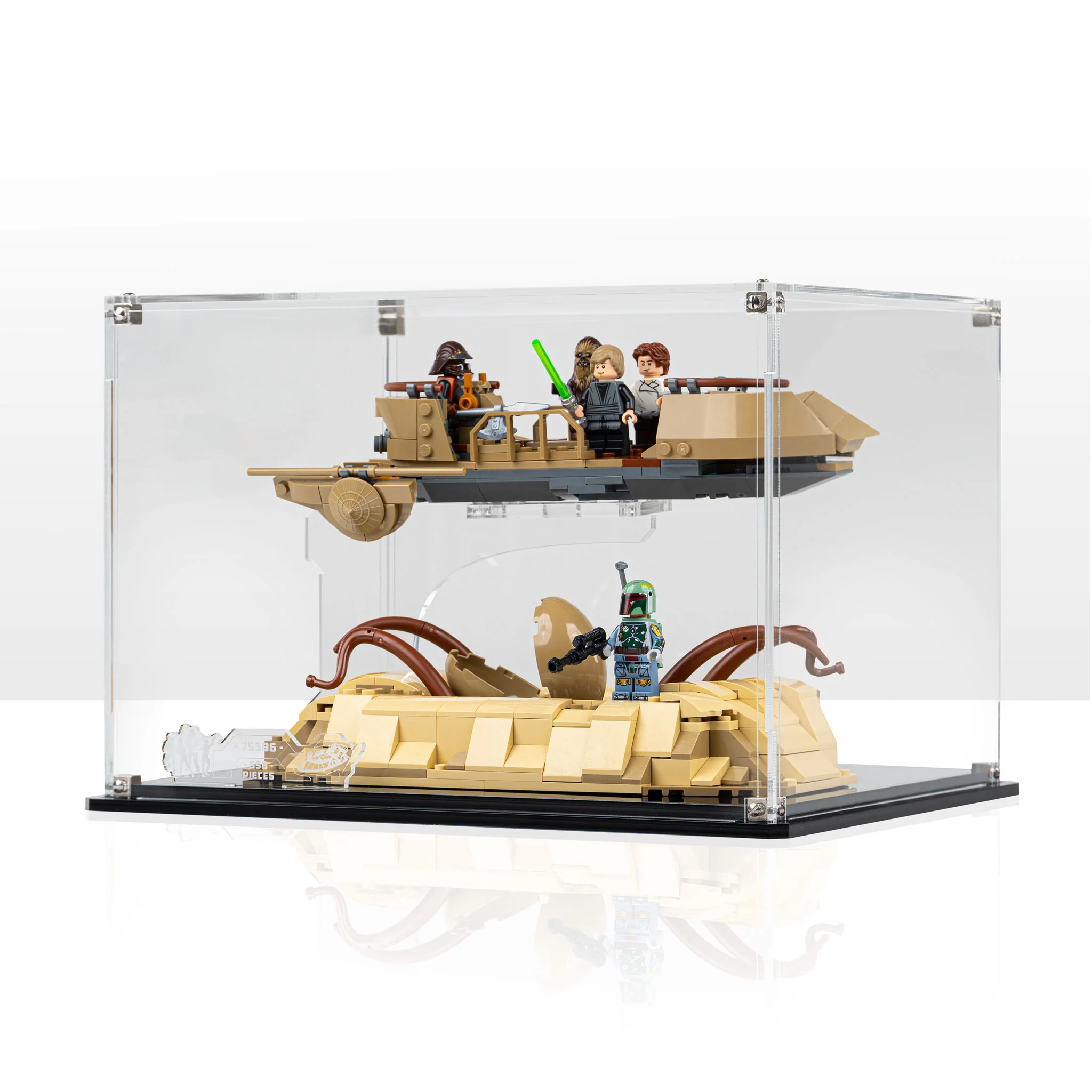 Display Case for LEGO® Star Wars Desert Skiff and Sarlacc Pit (75396) - Image 2