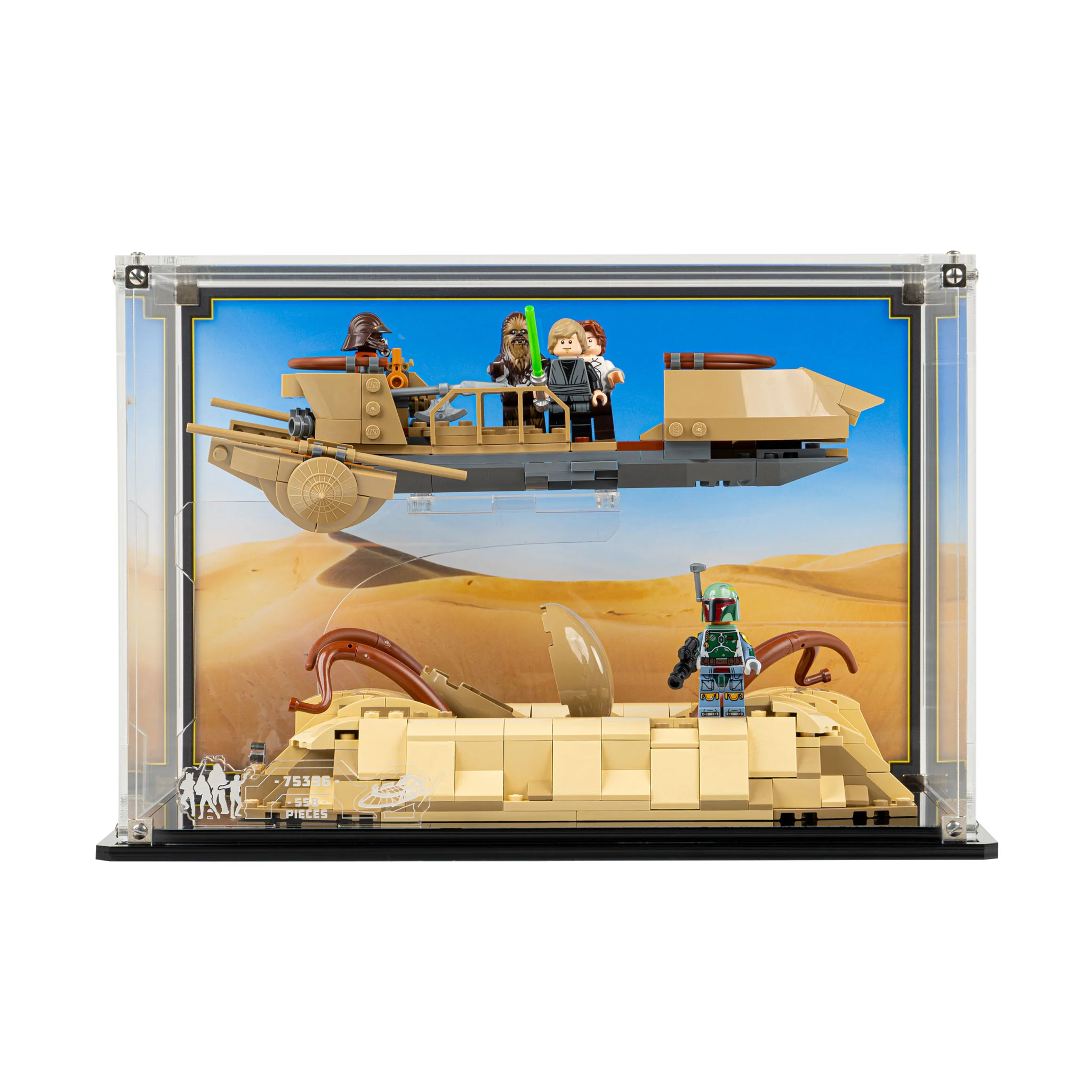 Display Case for LEGO® Star Wars Desert Skiff and Sarlacc Pit (75396) - Image 3
