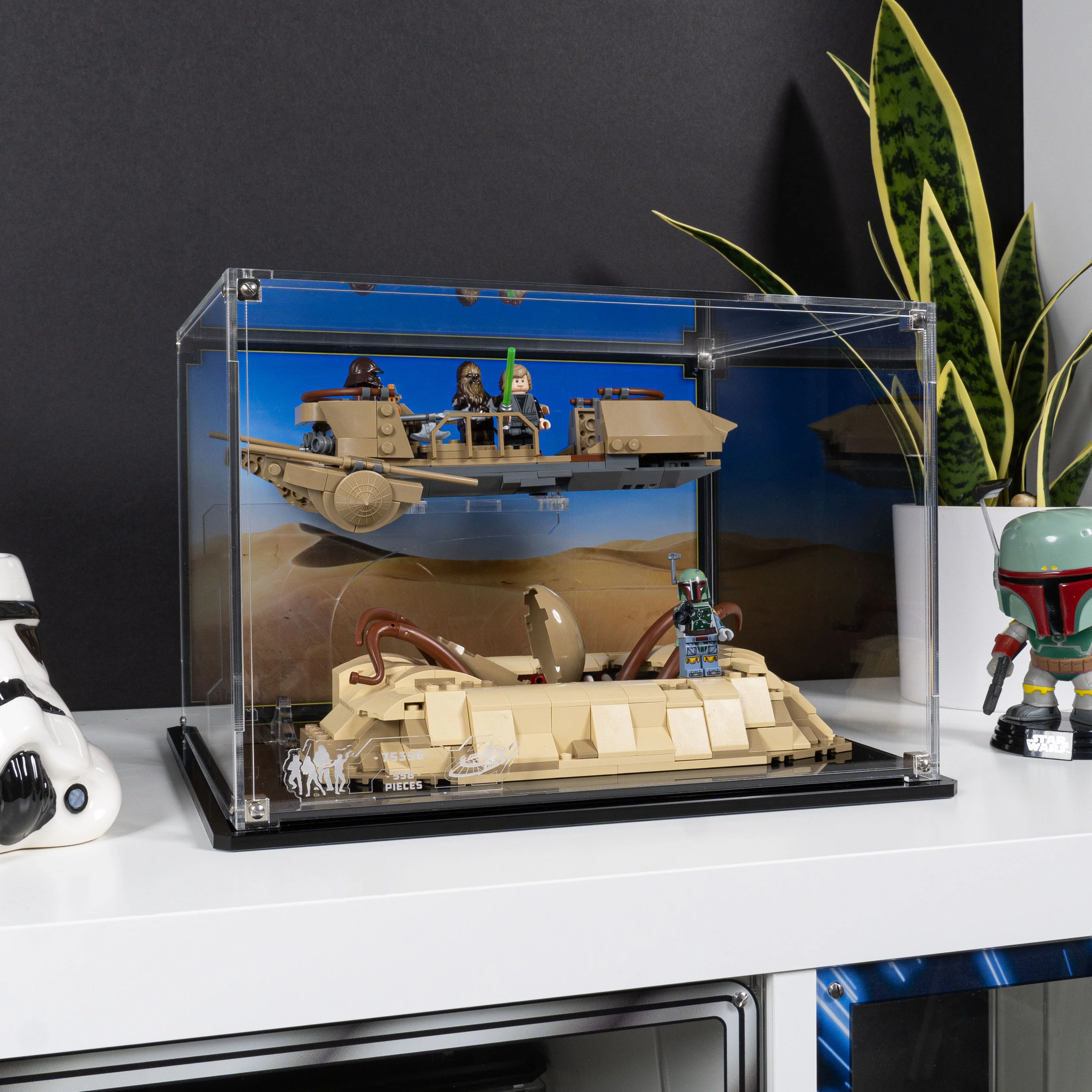 Display Case for LEGO® Star Wars Desert Skiff and Sarlacc Pit (75396) - Image 8