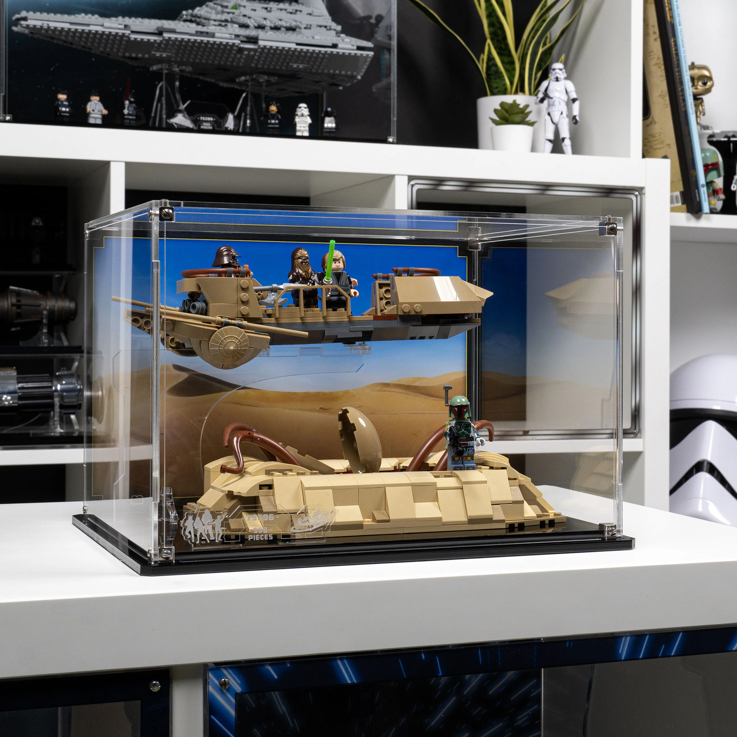 Display Case for LEGO® Star Wars Desert Skiff and Sarlacc Pit (75396) - Image 9