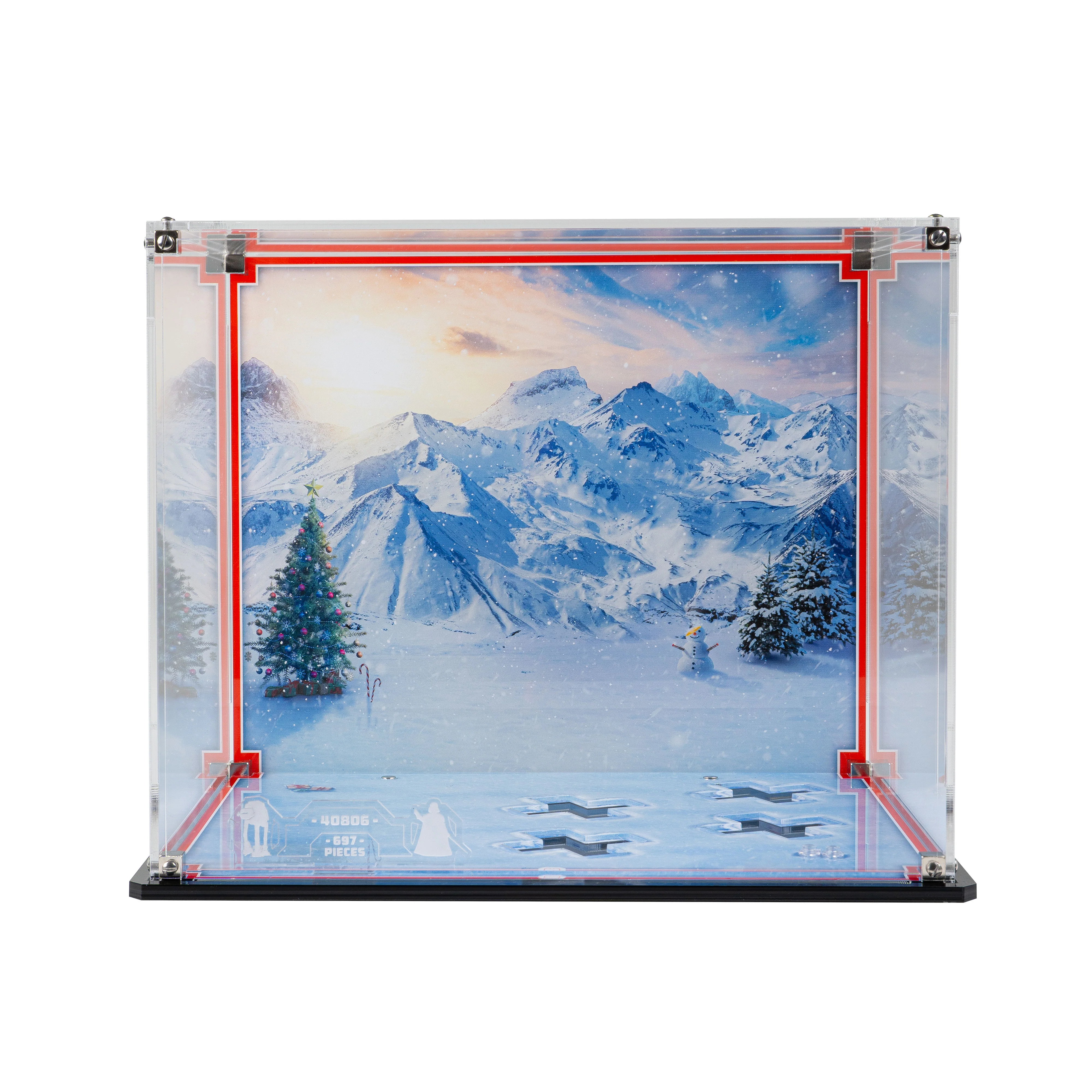 Display Case for LEGO® Star Wars: Gingerbread AT-AT™ Walker (40806) - Image 4