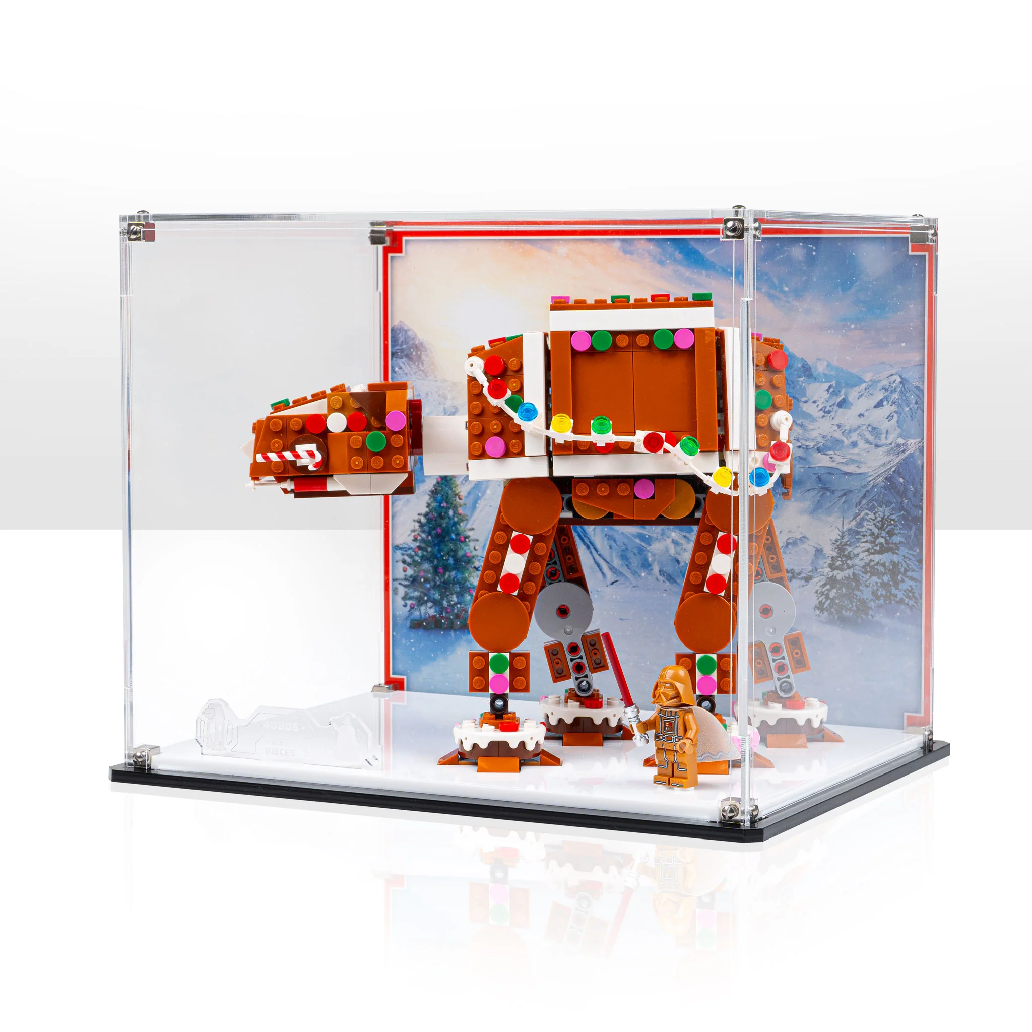 Display Case for LEGO® Star Wars: Gingerbread AT-AT™ Walker (40806) - Image 7