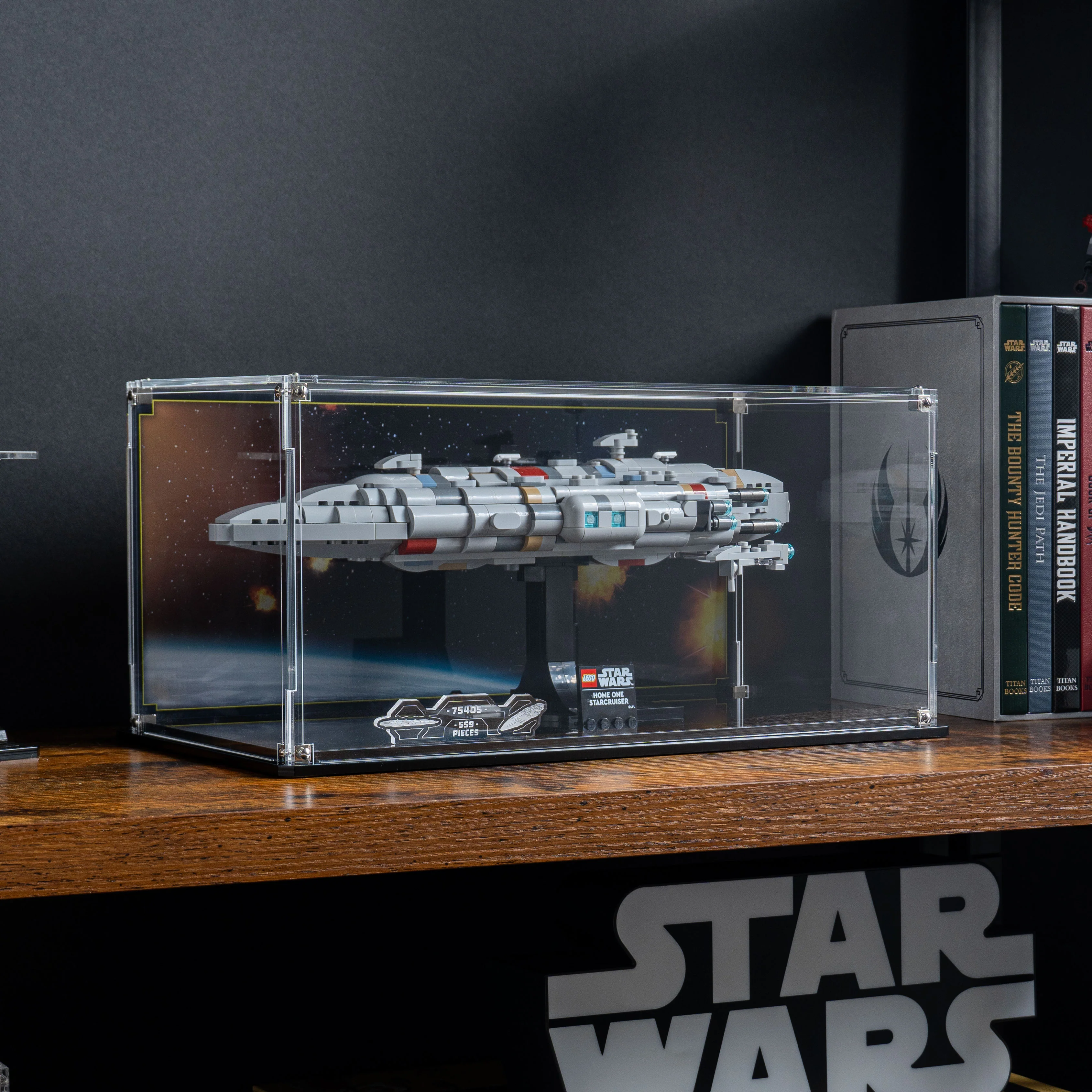 Display Case for LEGO® Star Wars: Home One Starcruiser (75405) - Image 9