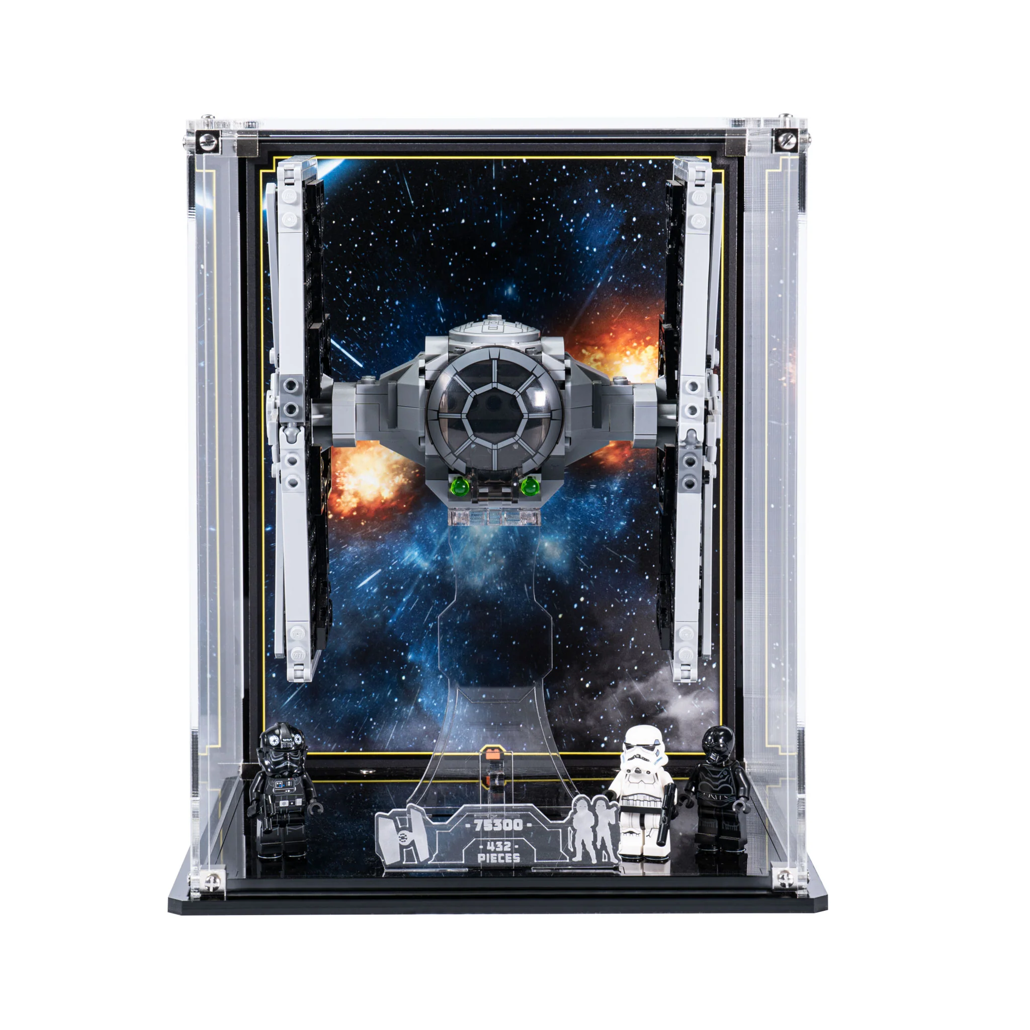 Display Case for LEGO® Star Wars: Imperial TIE Fighter (75300) - Image 2