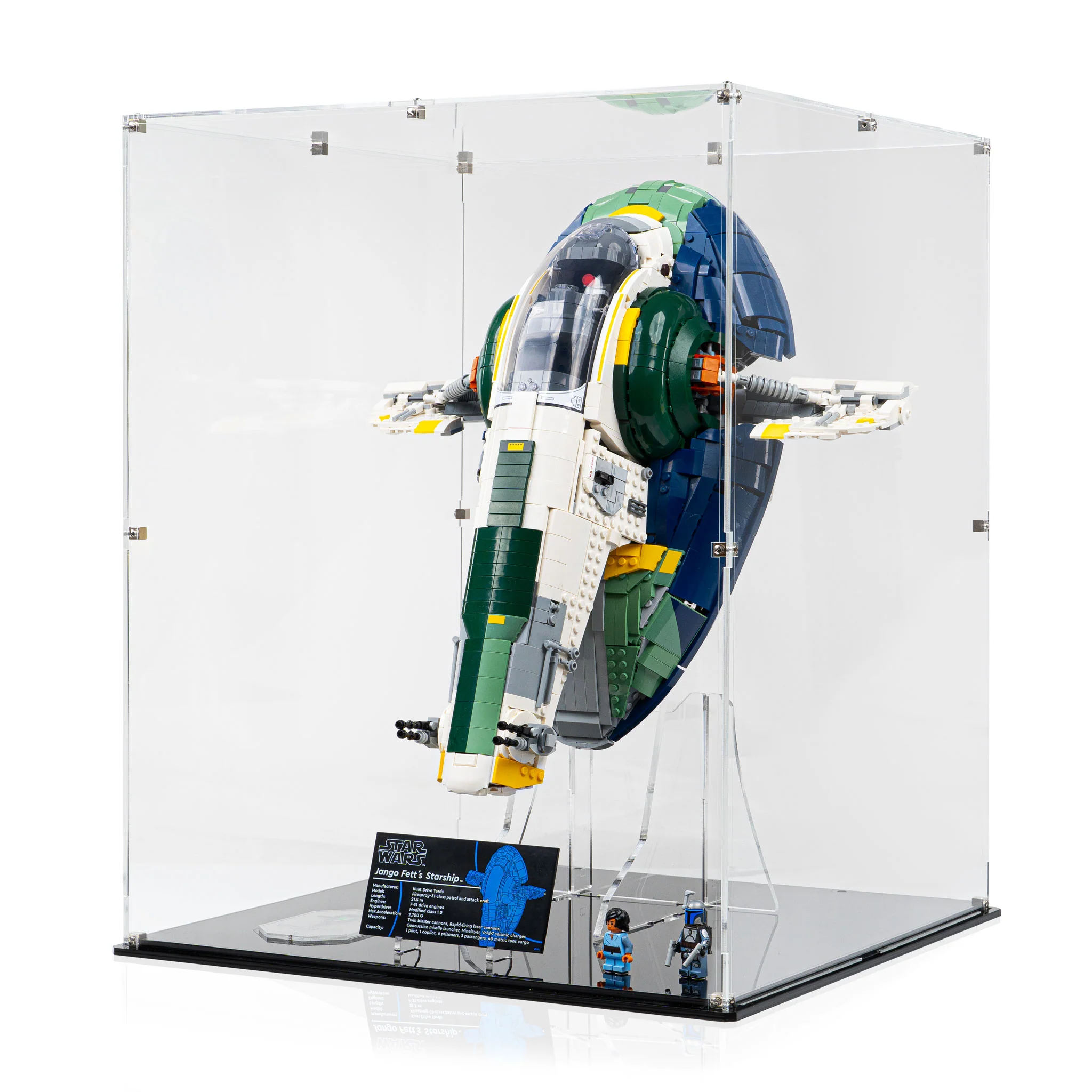 Display Case for LEGO® Star Wars: Jango Fett's Firespray-Class Starship (75409) - Image 5