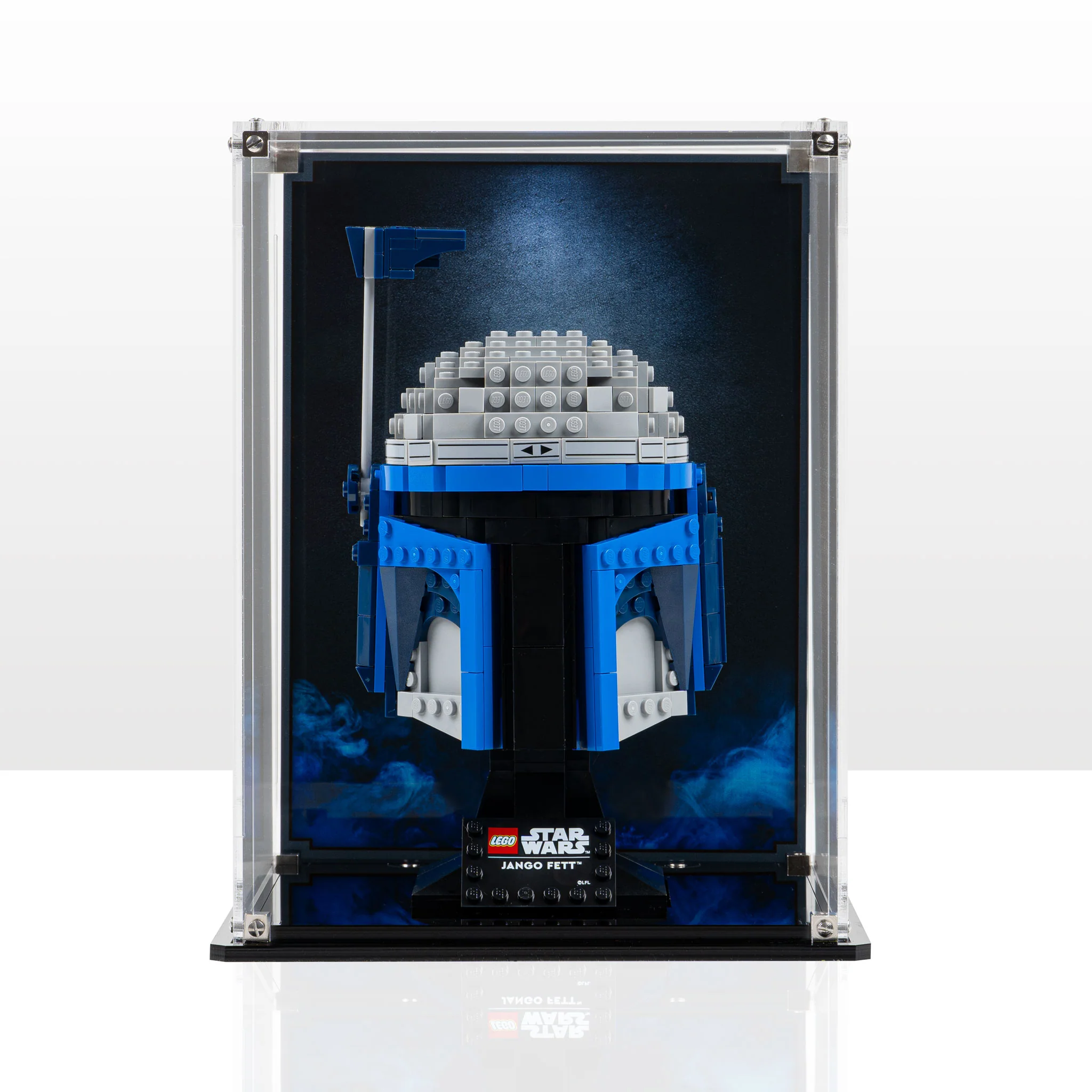 Display Case for LEGO® Star Wars: Jango Fett's Helmet (75408) - Image 2