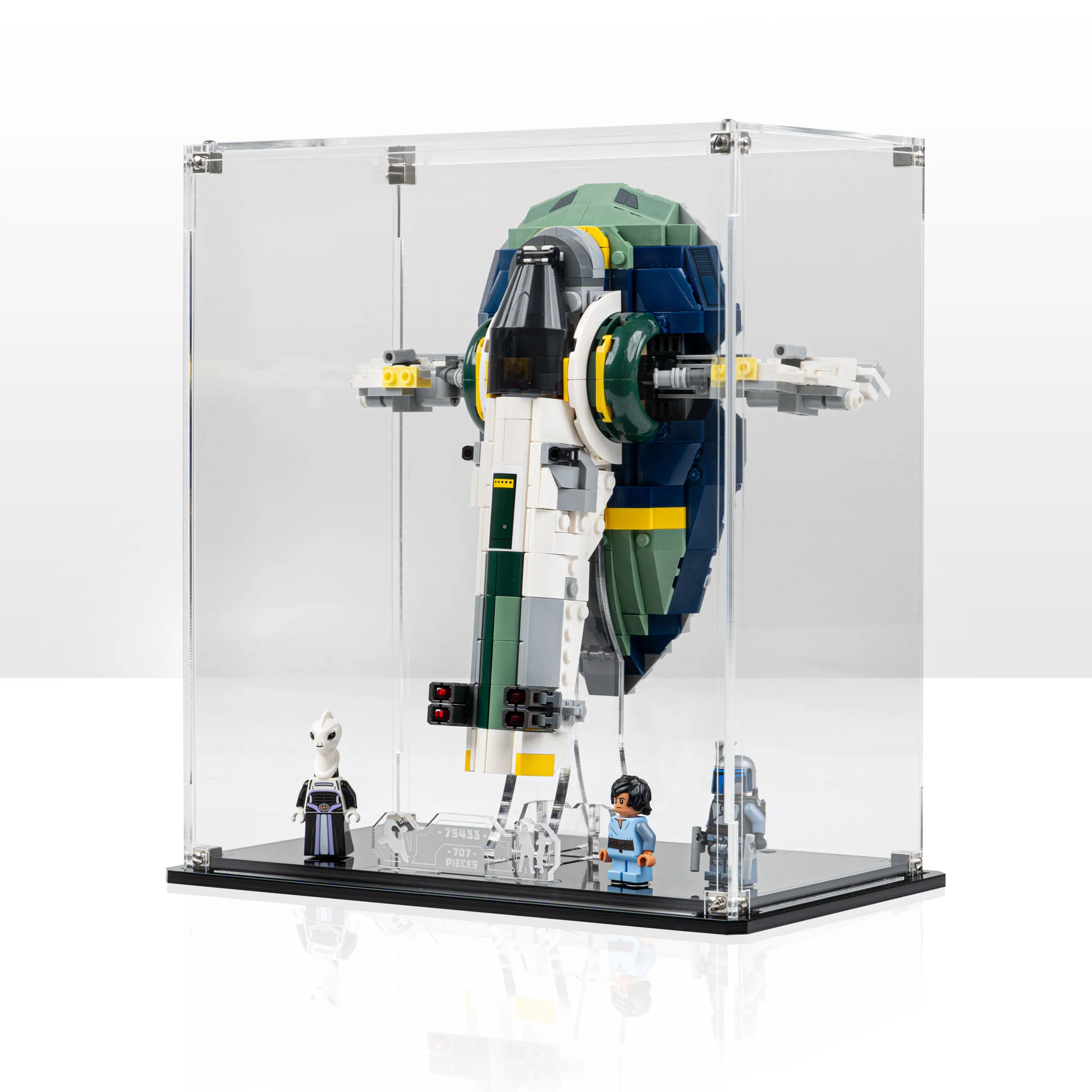 Display Case for LEGO® Star Wars: Jango Fett's Starship (75433) - Image 12
