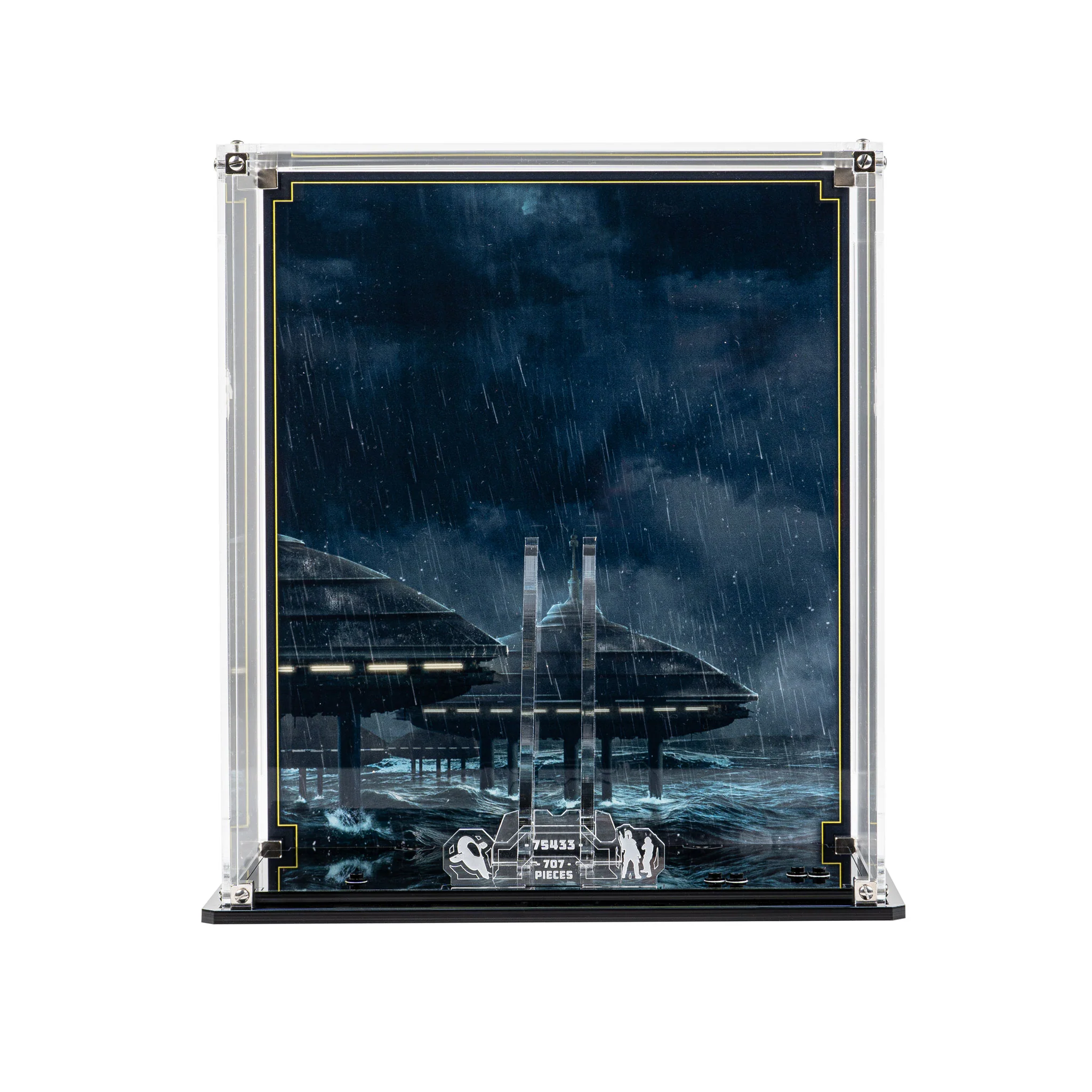 Display Case for LEGO® Star Wars: Jango Fett's Starship (75433) - Image 9