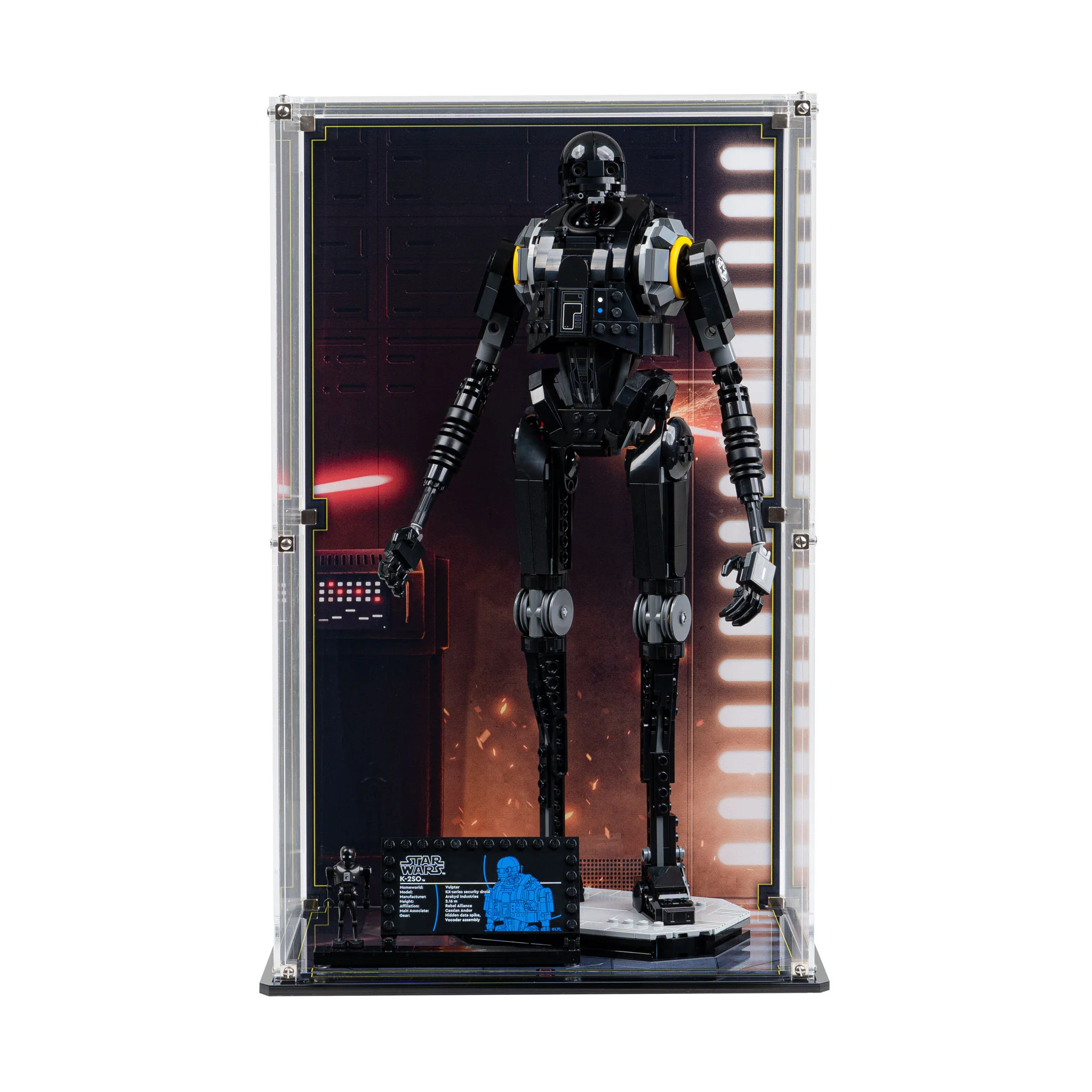 Display Case for LEGO® Star Wars™ K-2SO™ Security Droid (75434) - Image 3