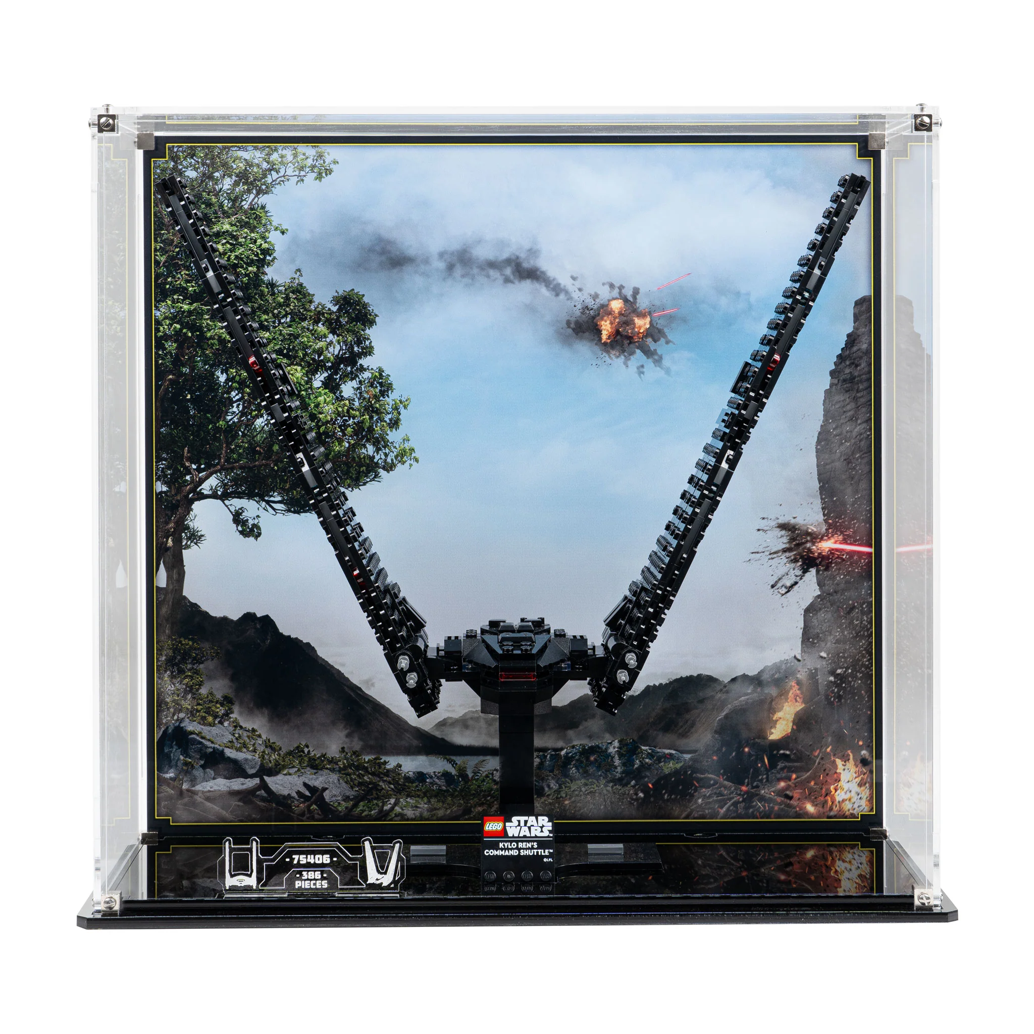 Display Case for LEGO® Star Wars™ Kylo Ren's Command Shuttle (75406) - Image 2