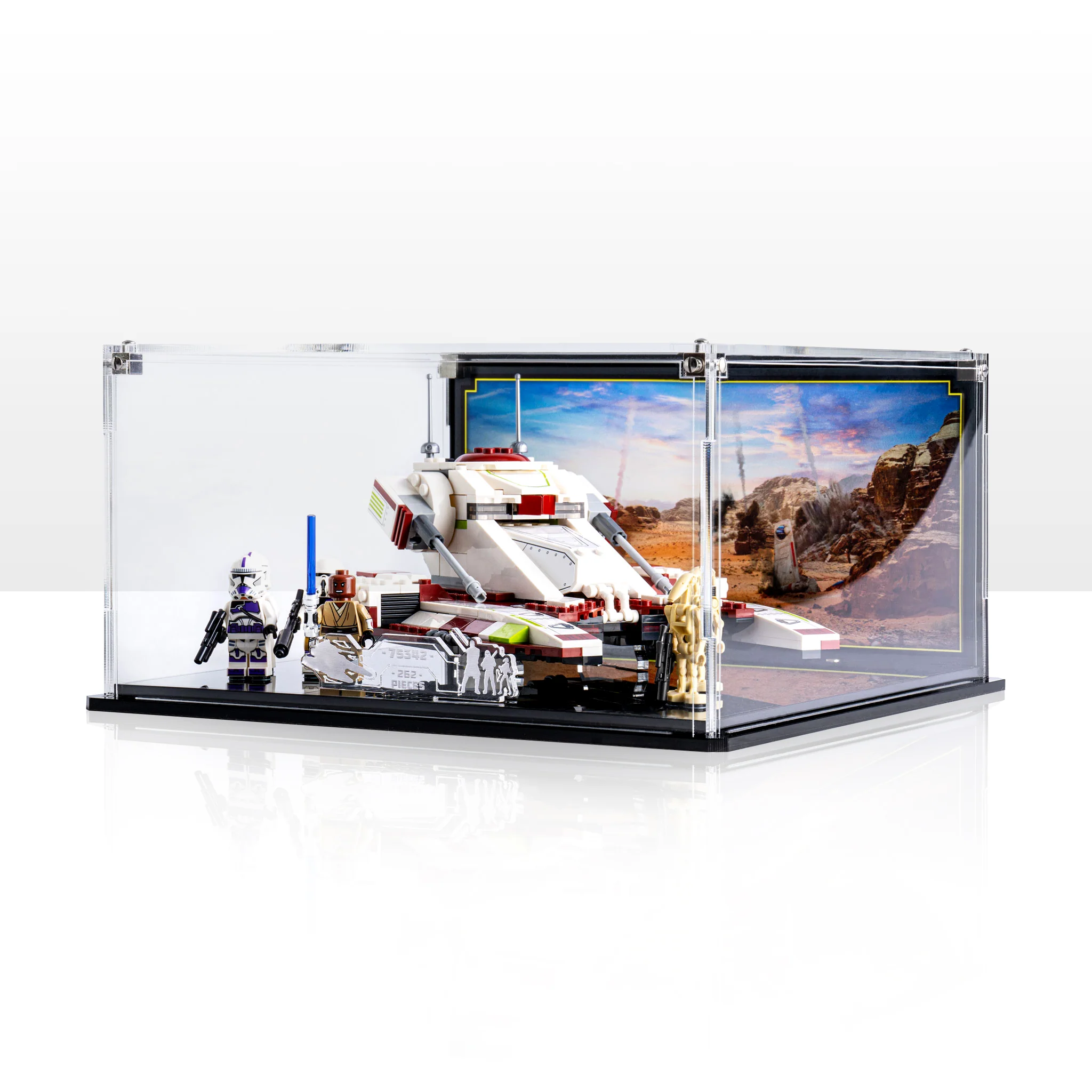 Display Case for LEGO® Star Wars™ Republic Fighter Tank™ (75342)