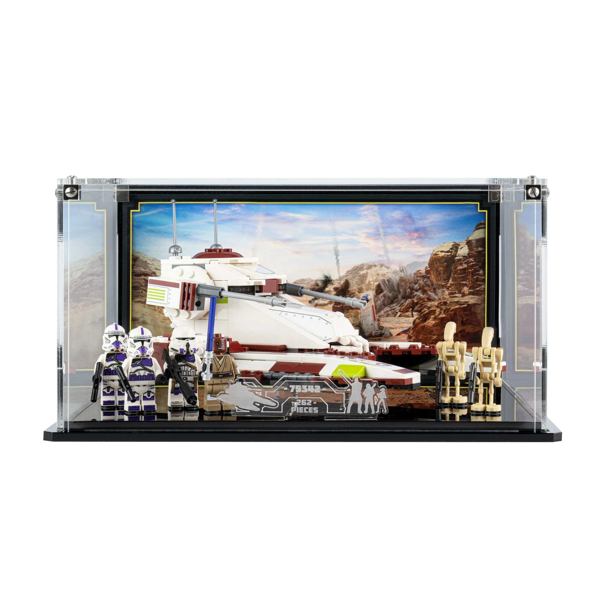 Display Case for LEGO® Star Wars™ Republic Fighter Tank™ (75342) - Image 2