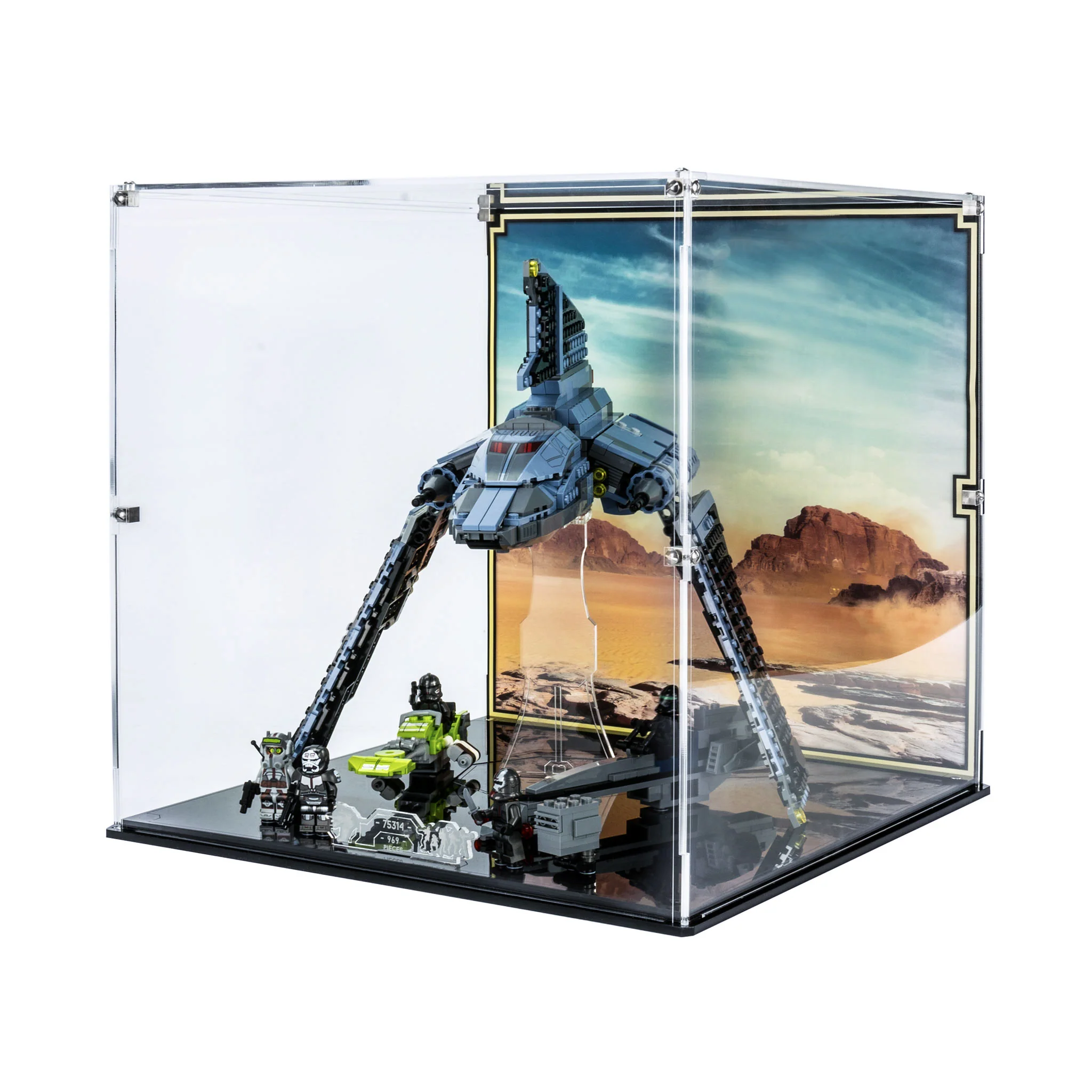 Display Case for LEGO® Star Wars™ The Bad Batch™ Attack Shuttle (75314) - Image 2