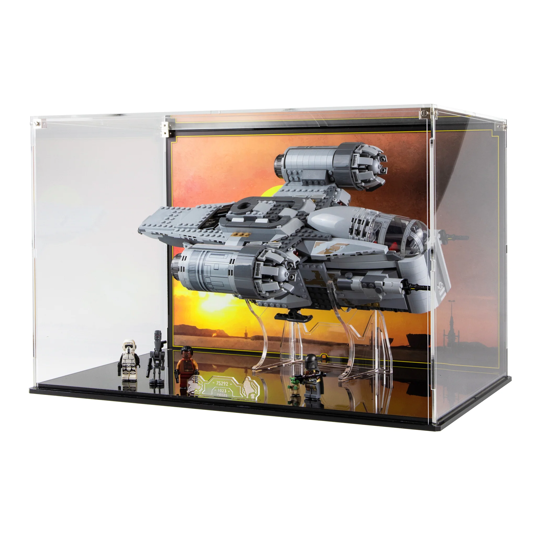Display Case for LEGO® Star Wars™ The Razor Crest™ (75292)