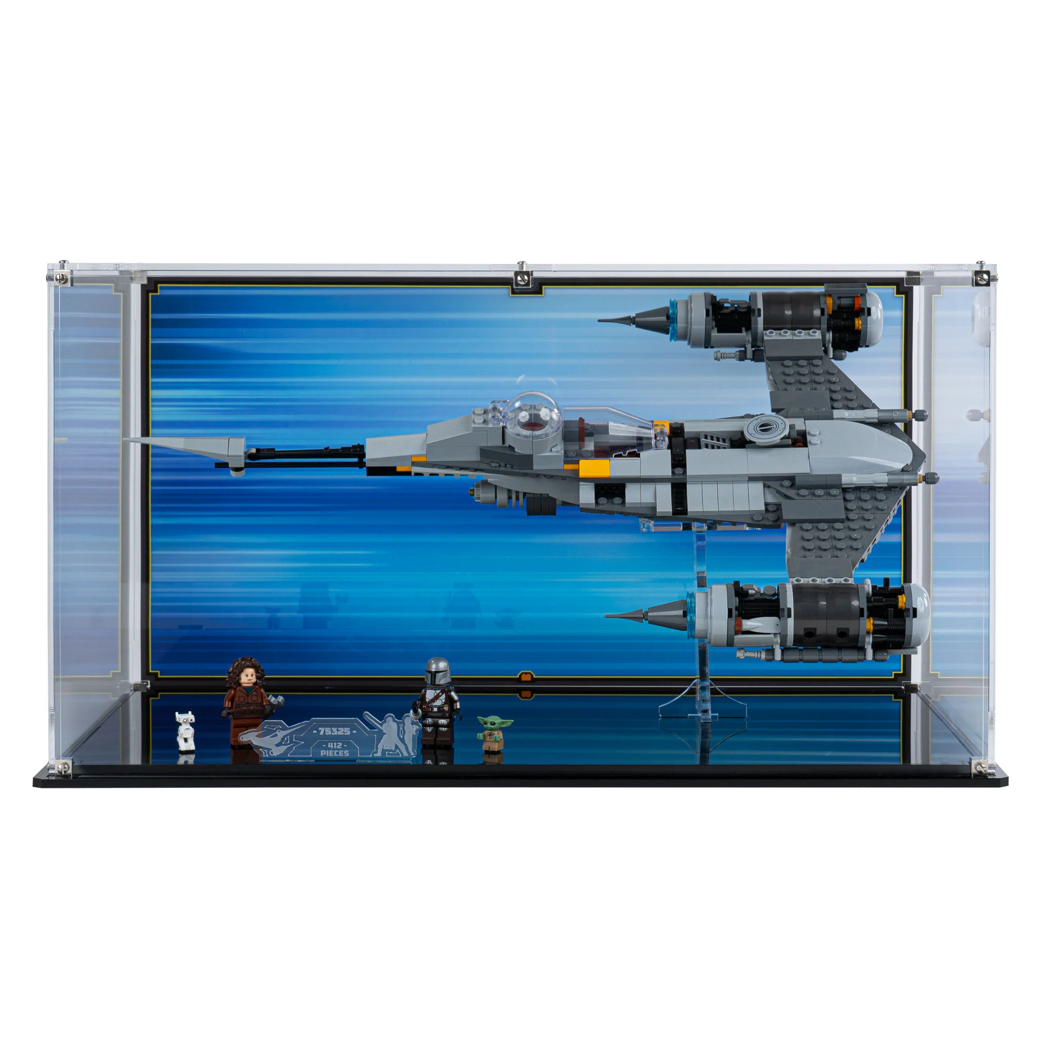Display Case for LEGO® Star Wars The Mandalorian's N-1 Starfighter™ (75325) - Image 2