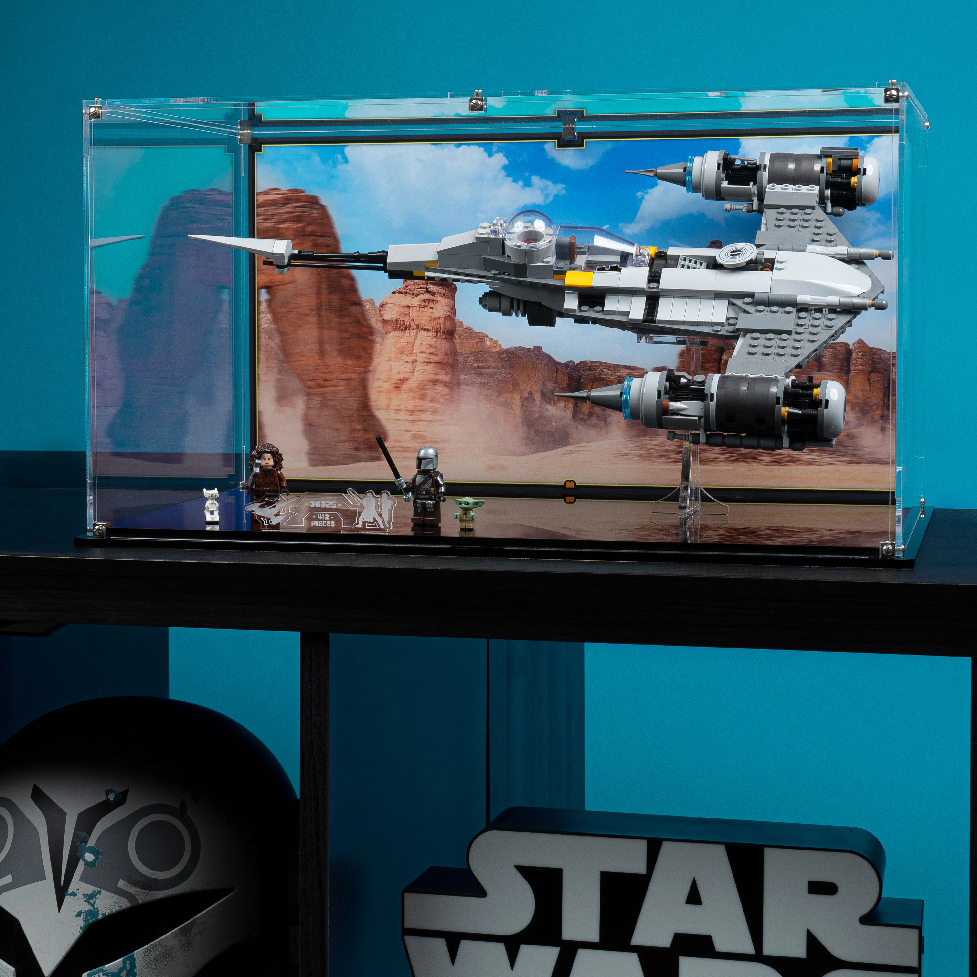 Display Case for LEGO® Star Wars The Mandalorian's N-1 Starfighter™ (75325) - Image 21