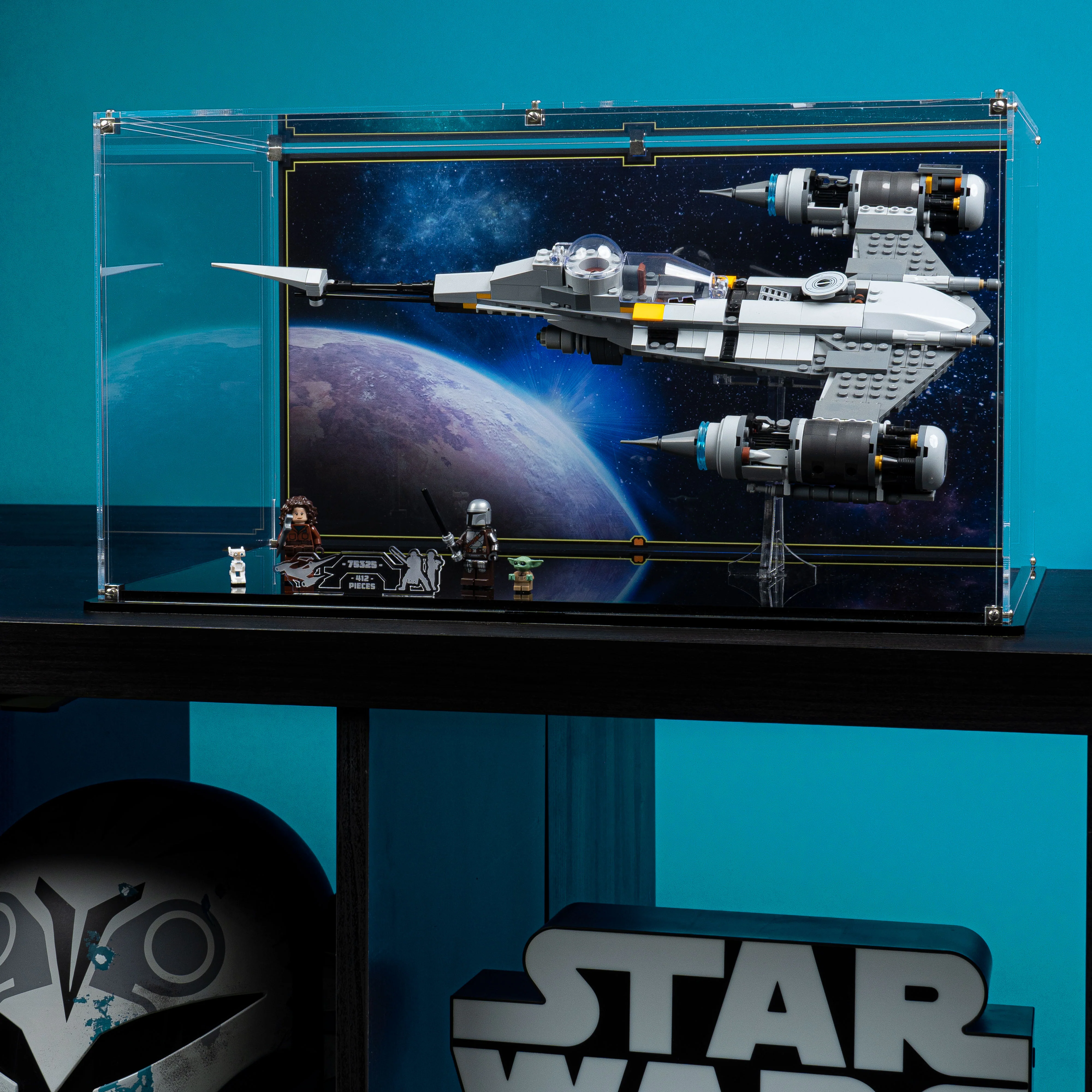 Display Case for LEGO® Star Wars The Mandalorian's N-1 Starfighter™ (75325) - Image 22