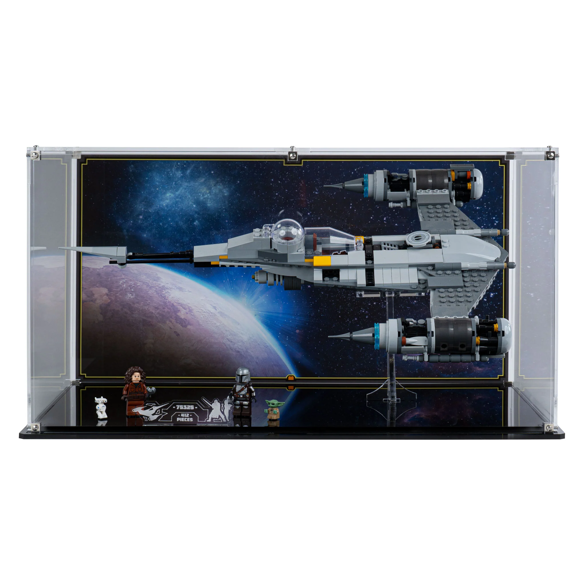 Display Case for LEGO® Star Wars The Mandalorian's N-1 Starfighter™ (75325) - Image 5