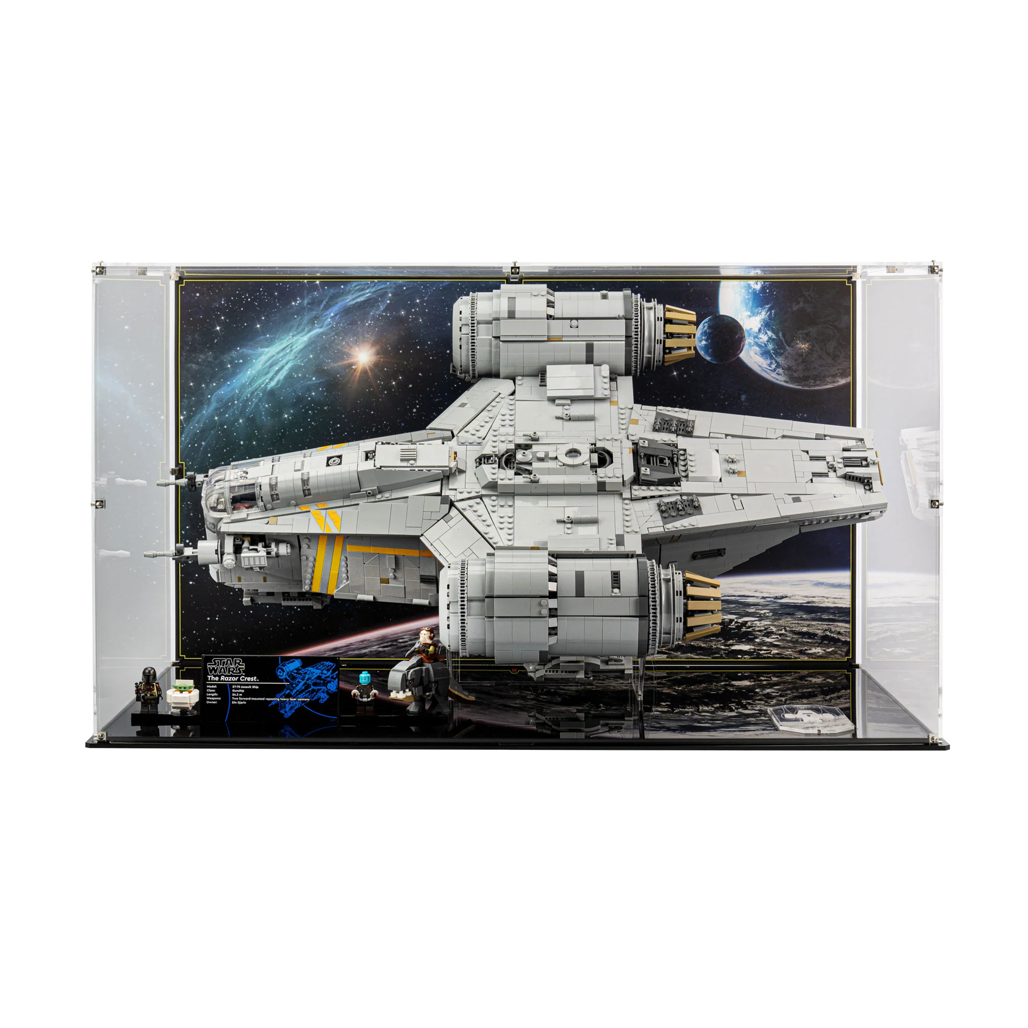 Display Case for LEGO® Star Wars™ UCS The Razor Crest™ (75331) - Image 2