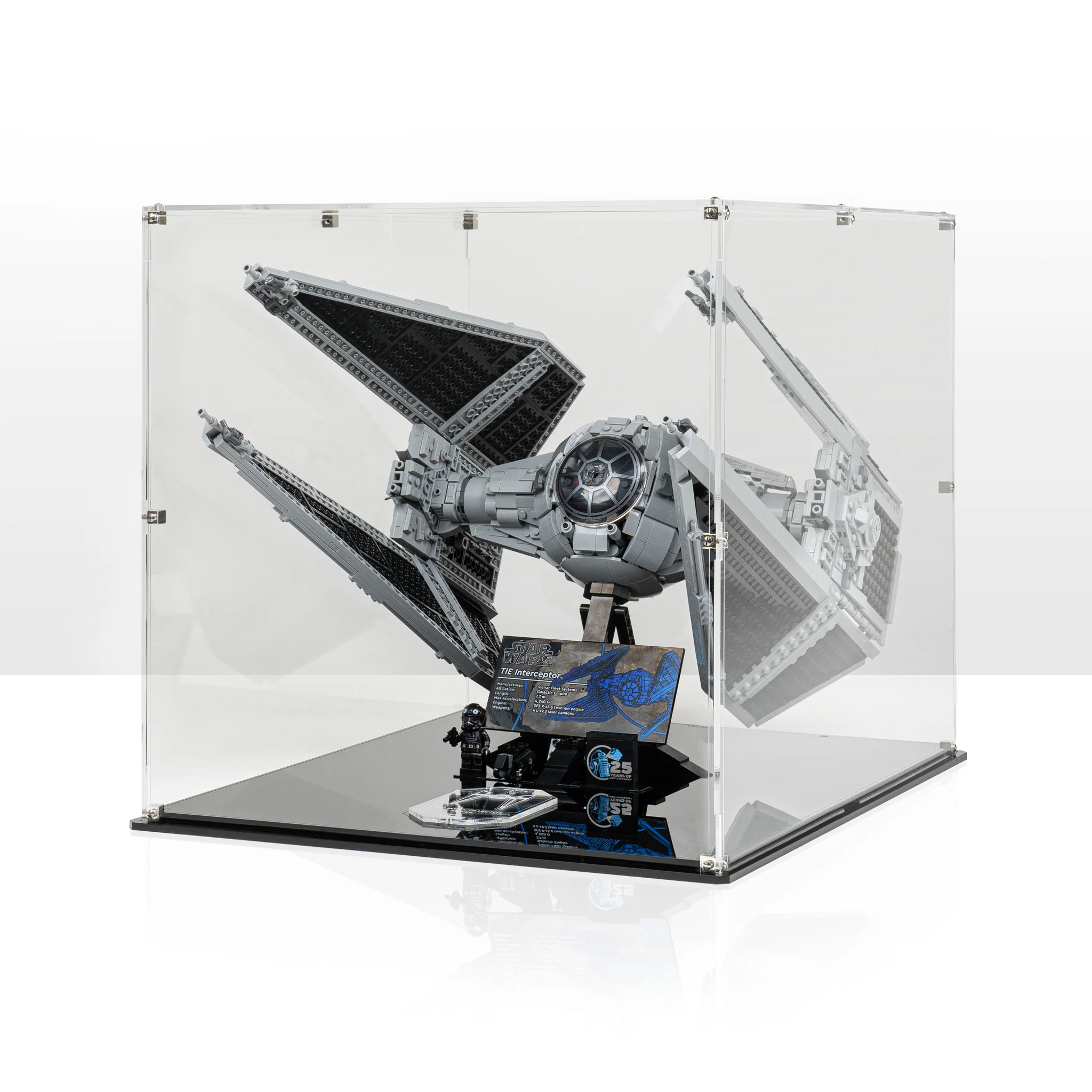Display Case for LEGO® Star Wars TIE Interceptor™ (75382) - Image 4
