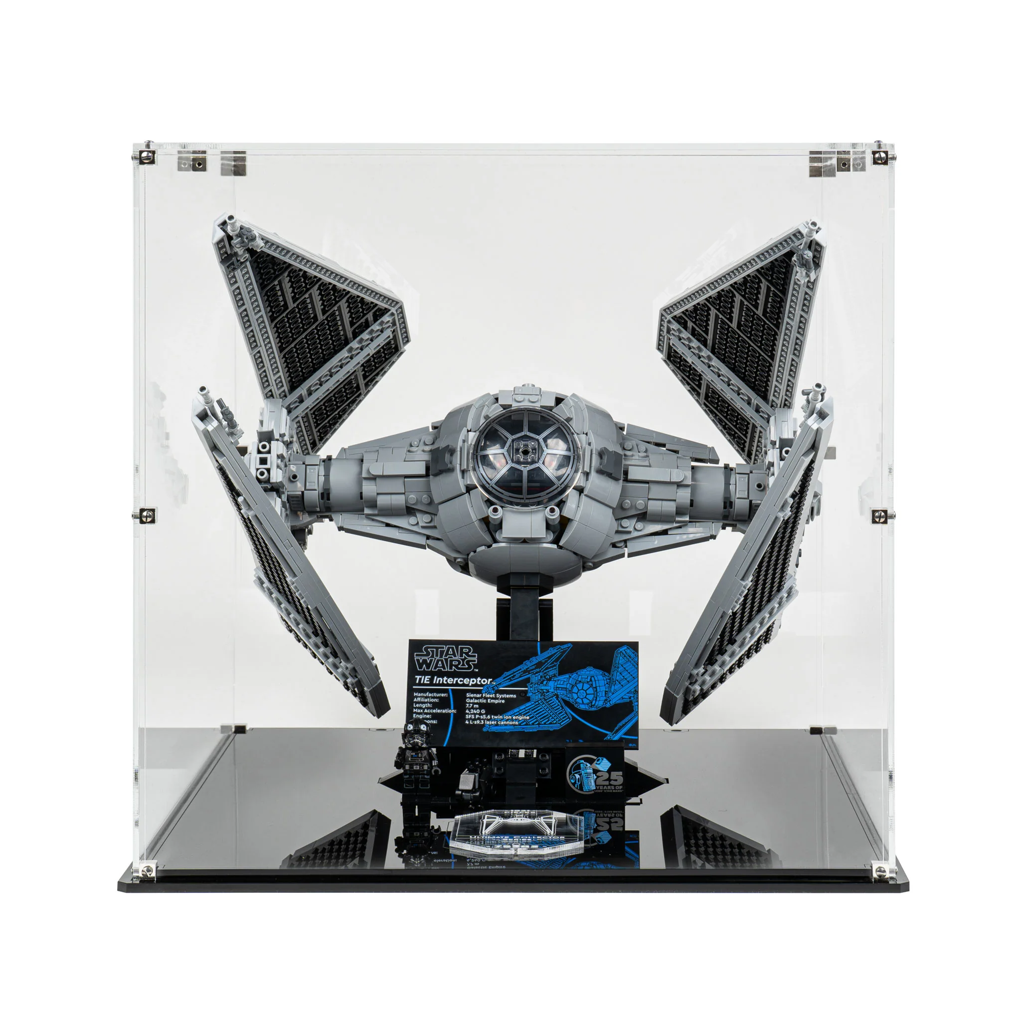Display Case for LEGO® Star Wars TIE Interceptor™ (75382) - Image 5