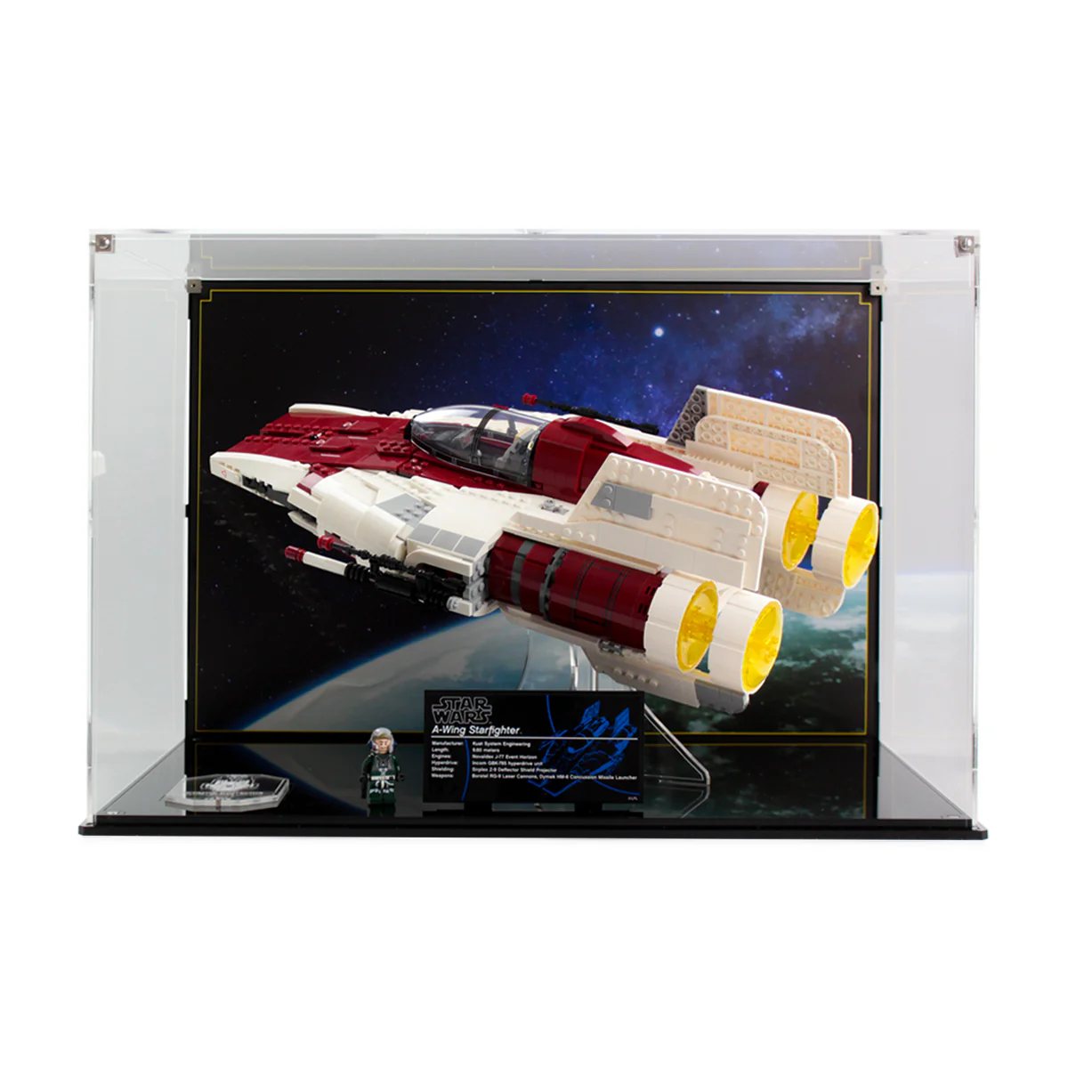 Display Case for LEGO® Star Wars™ UCS A-Wing (75275) - Image 4