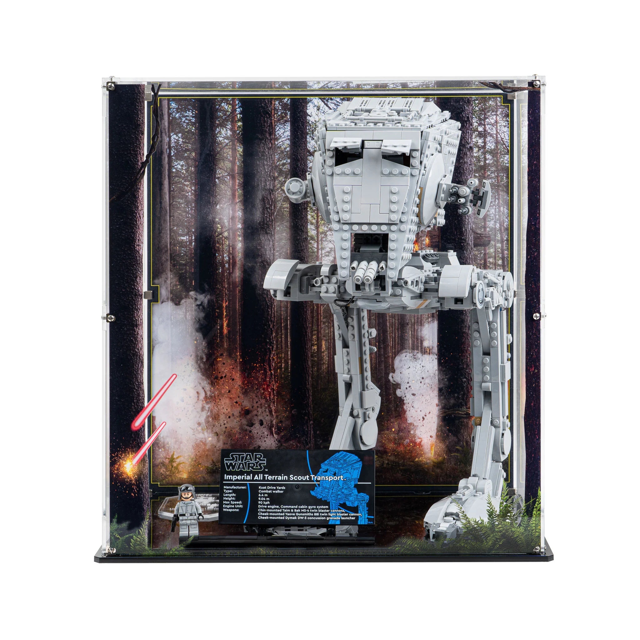 Display Case for LEGO® Star Wars™ UCS AT-ST Walker (75417) - Image 3
