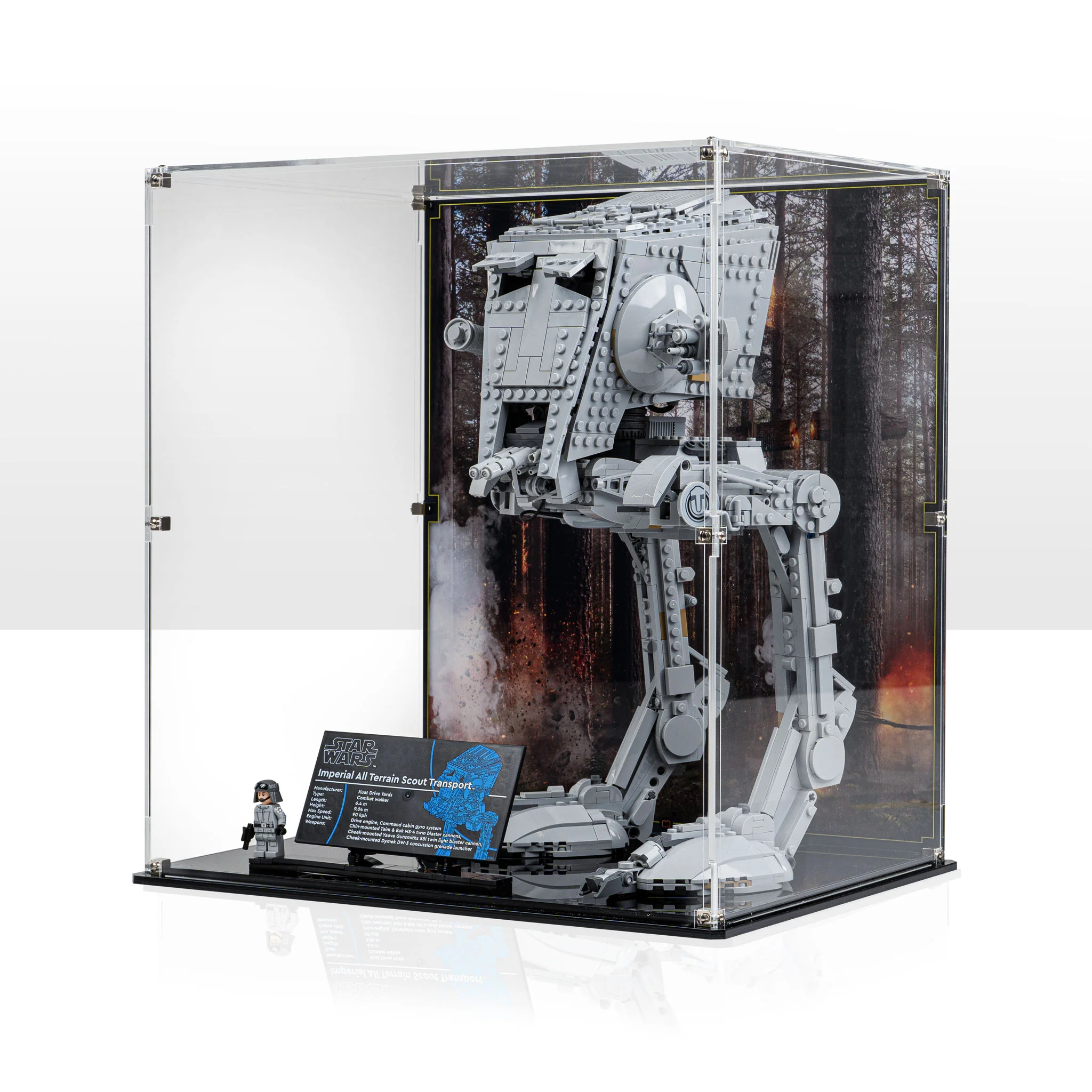 Display Case for LEGO® Star Wars™ UCS AT-ST Walker (75417) - Image 5