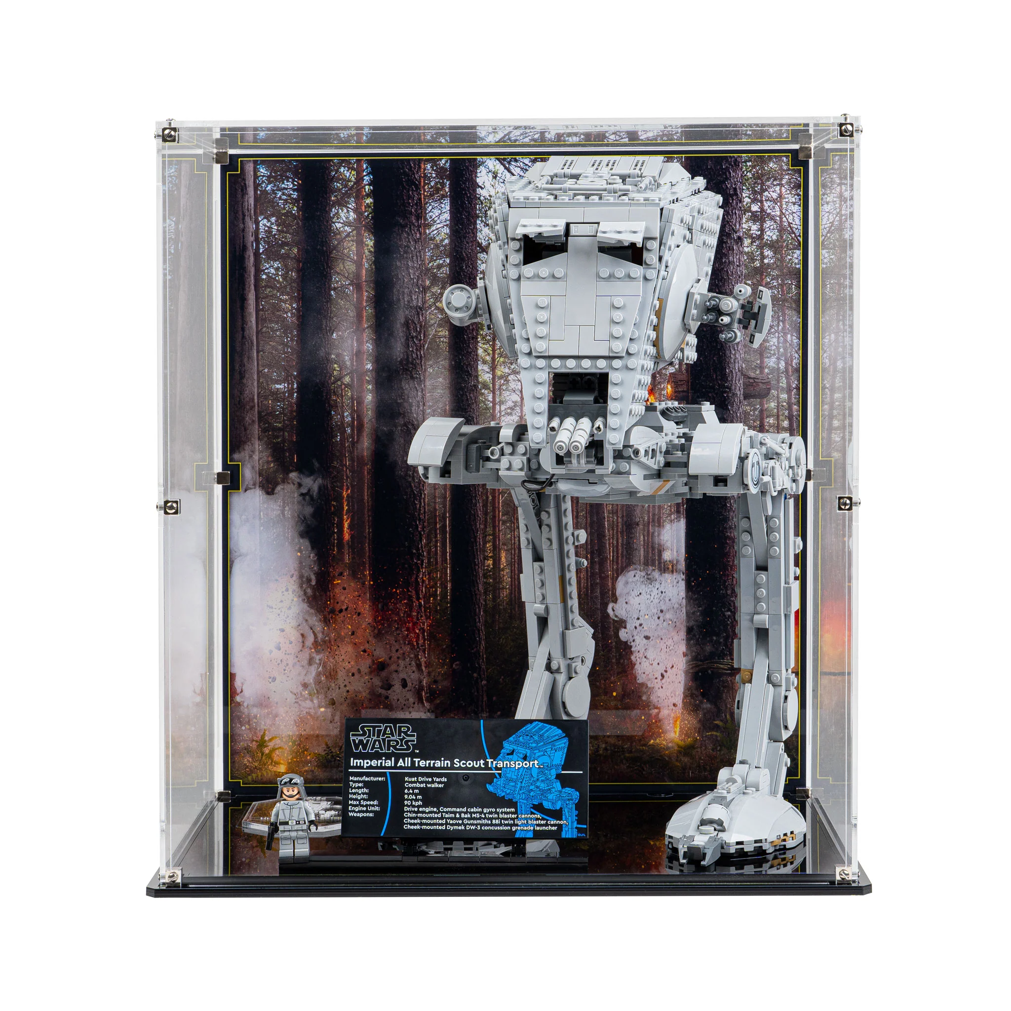 Display Case for LEGO® Star Wars™ UCS AT-ST Walker (75417) - Image 6