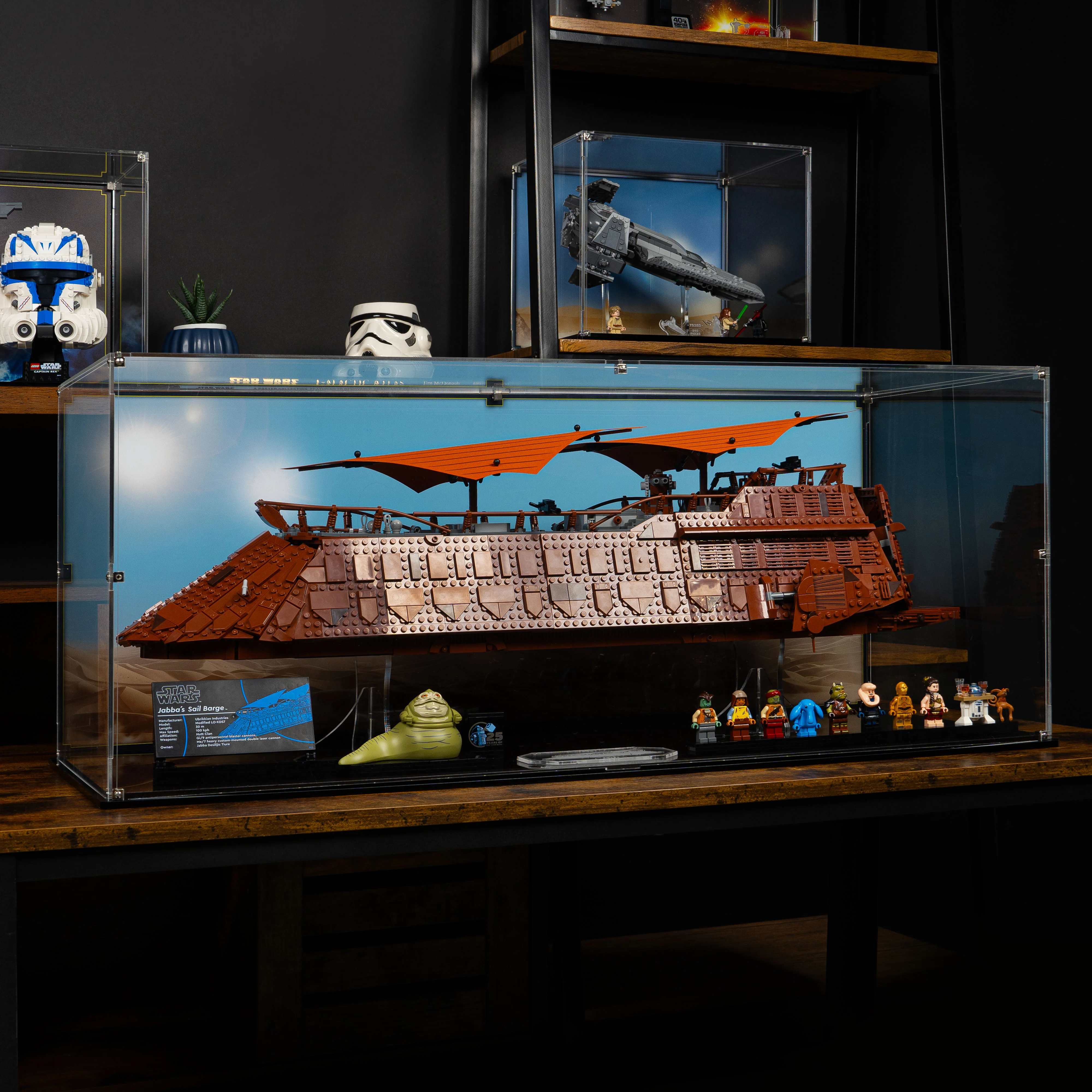 Display Case for LEGO® Star Wars™ UCS Jabba’s Sail Barge (75397) - Image 9