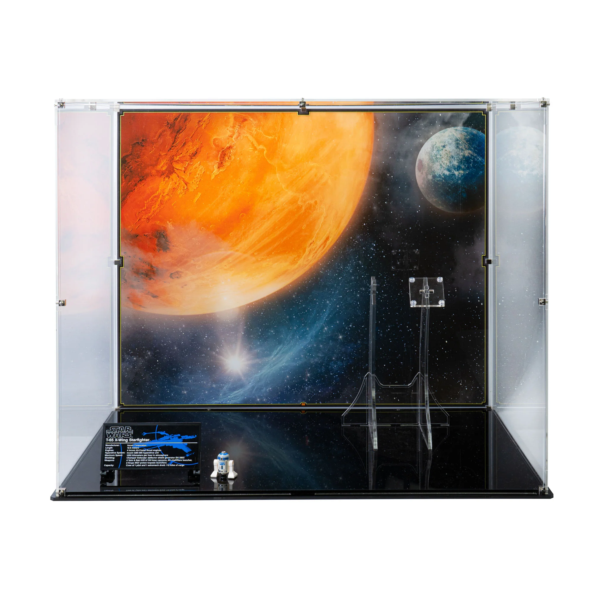 Display Case for LEGO® Star Wars™ UCS Red Five X-Wing Fighter (10240) - Image 4