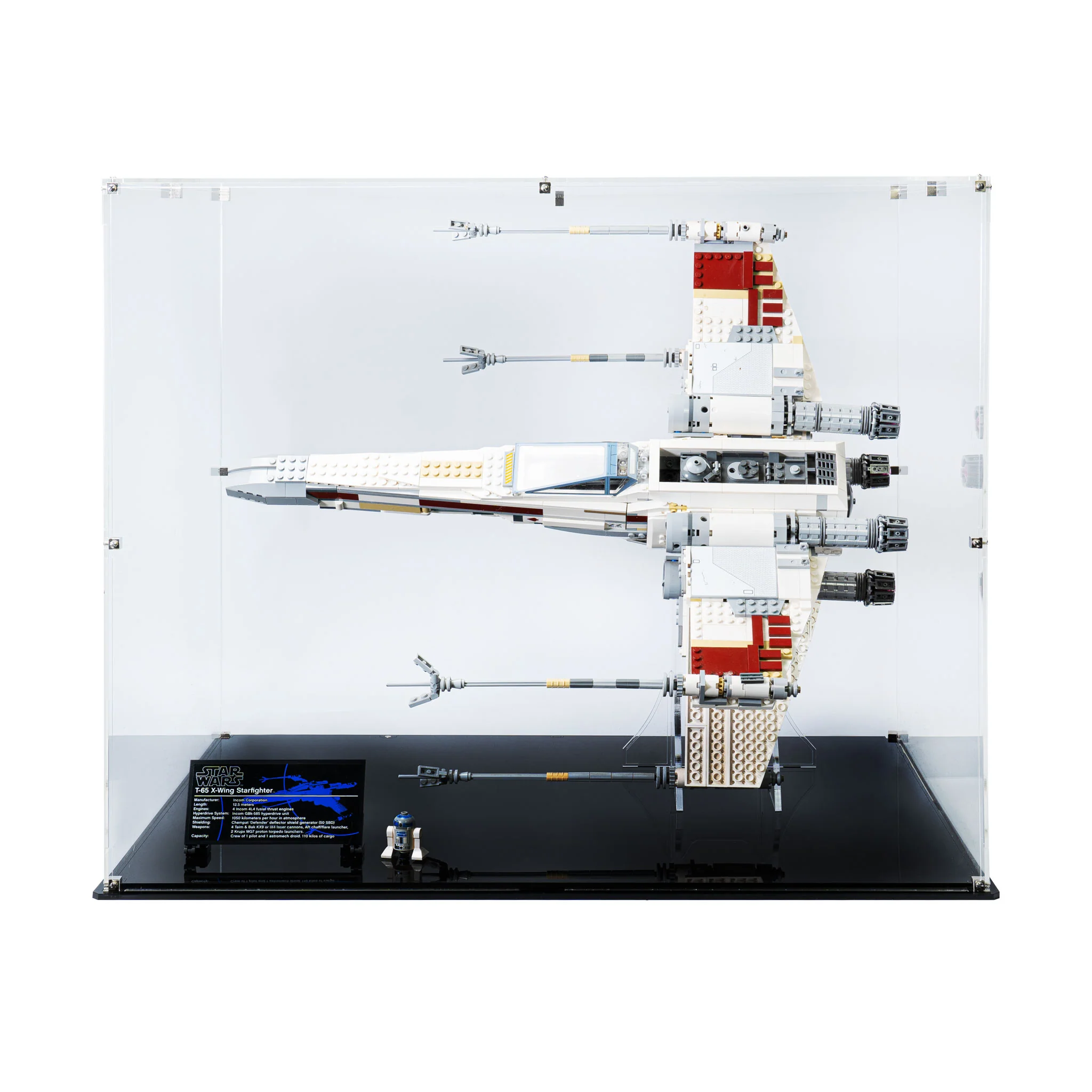 Display Case for LEGO® Star Wars™ UCS Red Five X-Wing Fighter (10240) - Image 6