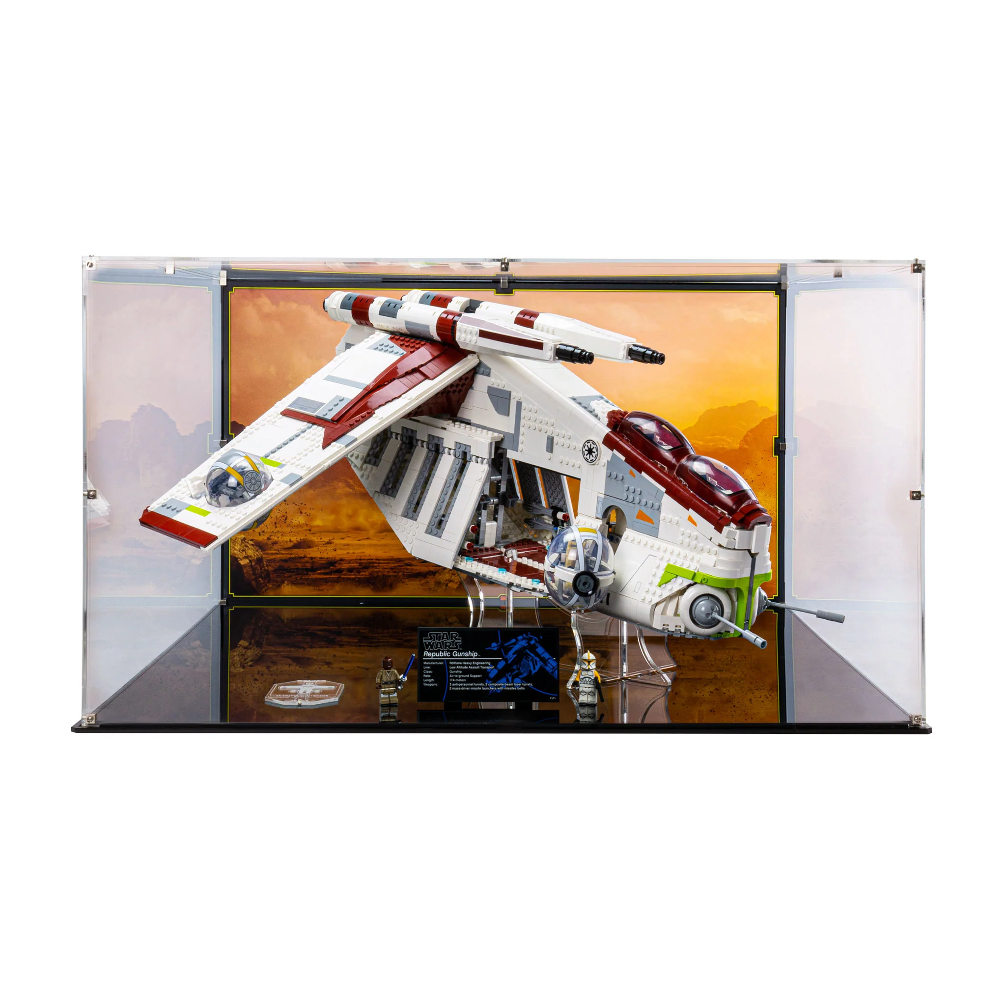 Display Case for LEGO® Star Wars™ UCS Republic Gunship (75309) - Image 4