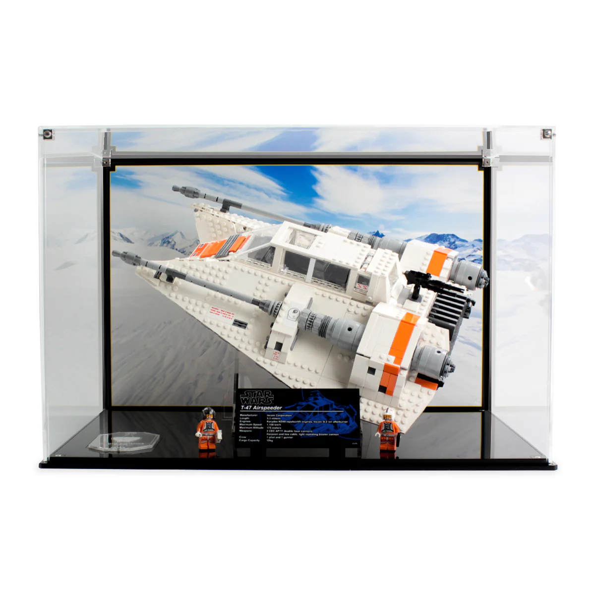 Display Case for LEGO® Star Wars™ UCS Snowspeeder (75144) - Image 2
