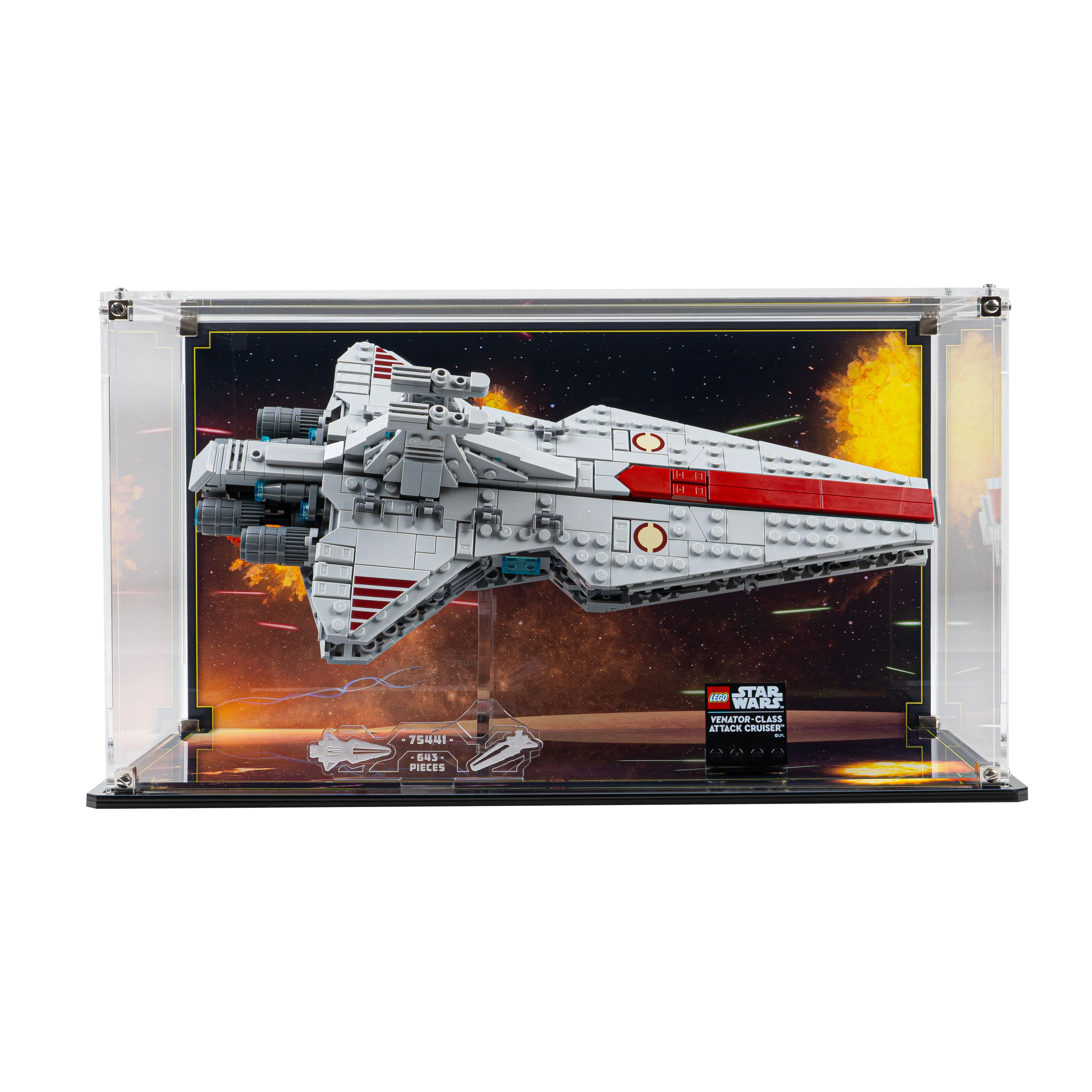 Display Case for LEGO® Star Wars: Venator-Class Attack Cruiser™ (75441) - Image 3