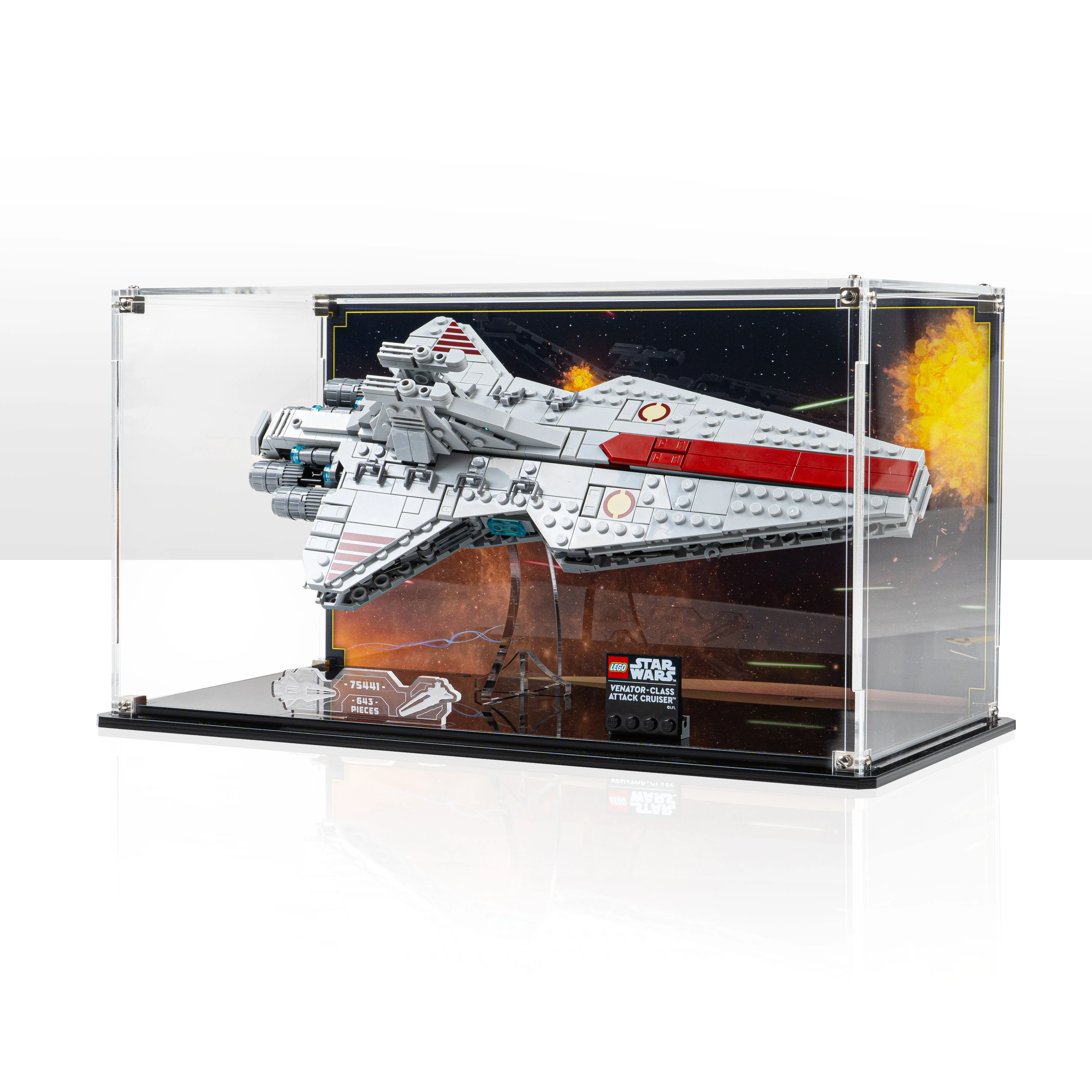 Display Case for LEGO® Star Wars: Venator-Class Attack Cruiser™ (75441) - Image 7