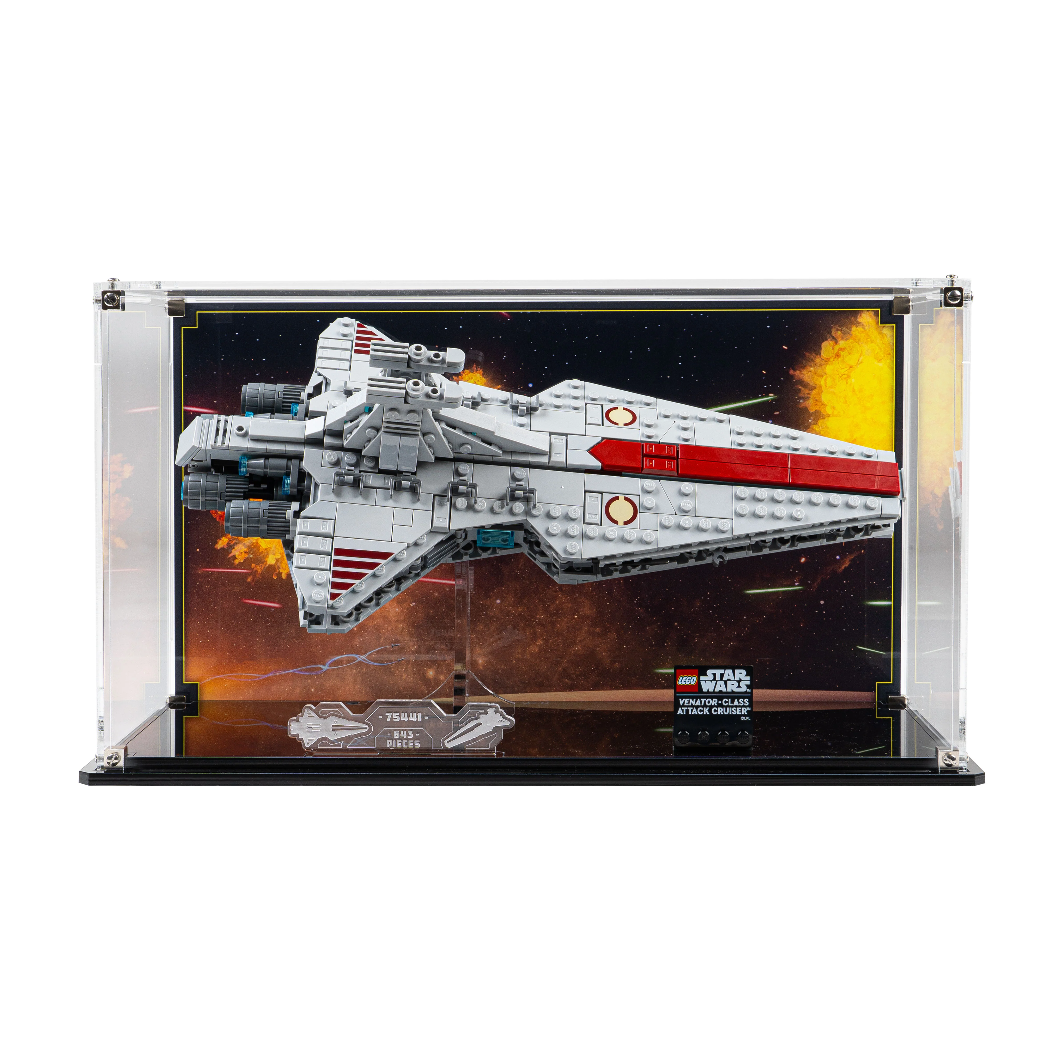 Display Case for LEGO® Star Wars: Venator-Class Attack Cruiser™ (75441) - Image 9