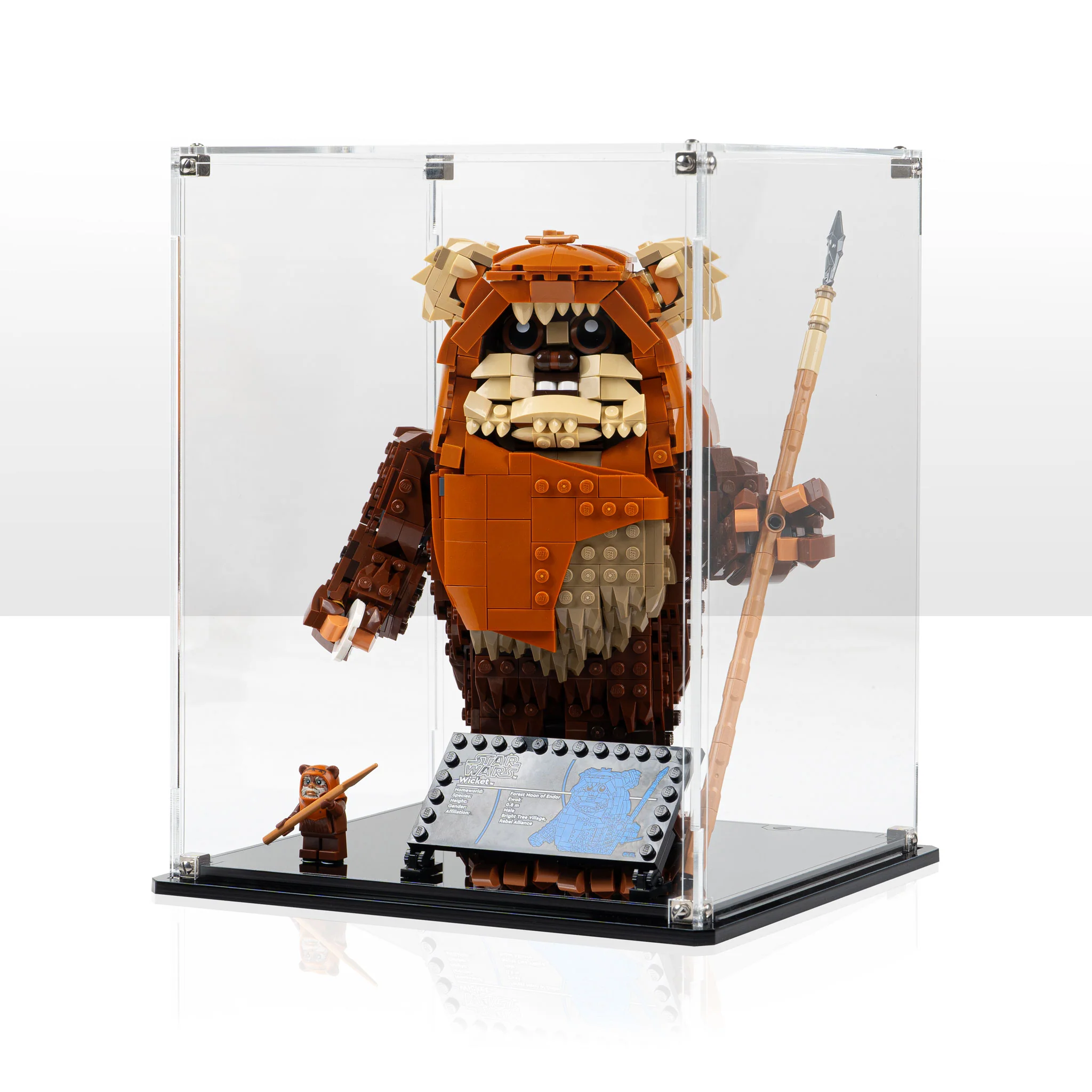 Display Case for LEGO® Star Wars: Wicket the Ewok (75430) - Image 11