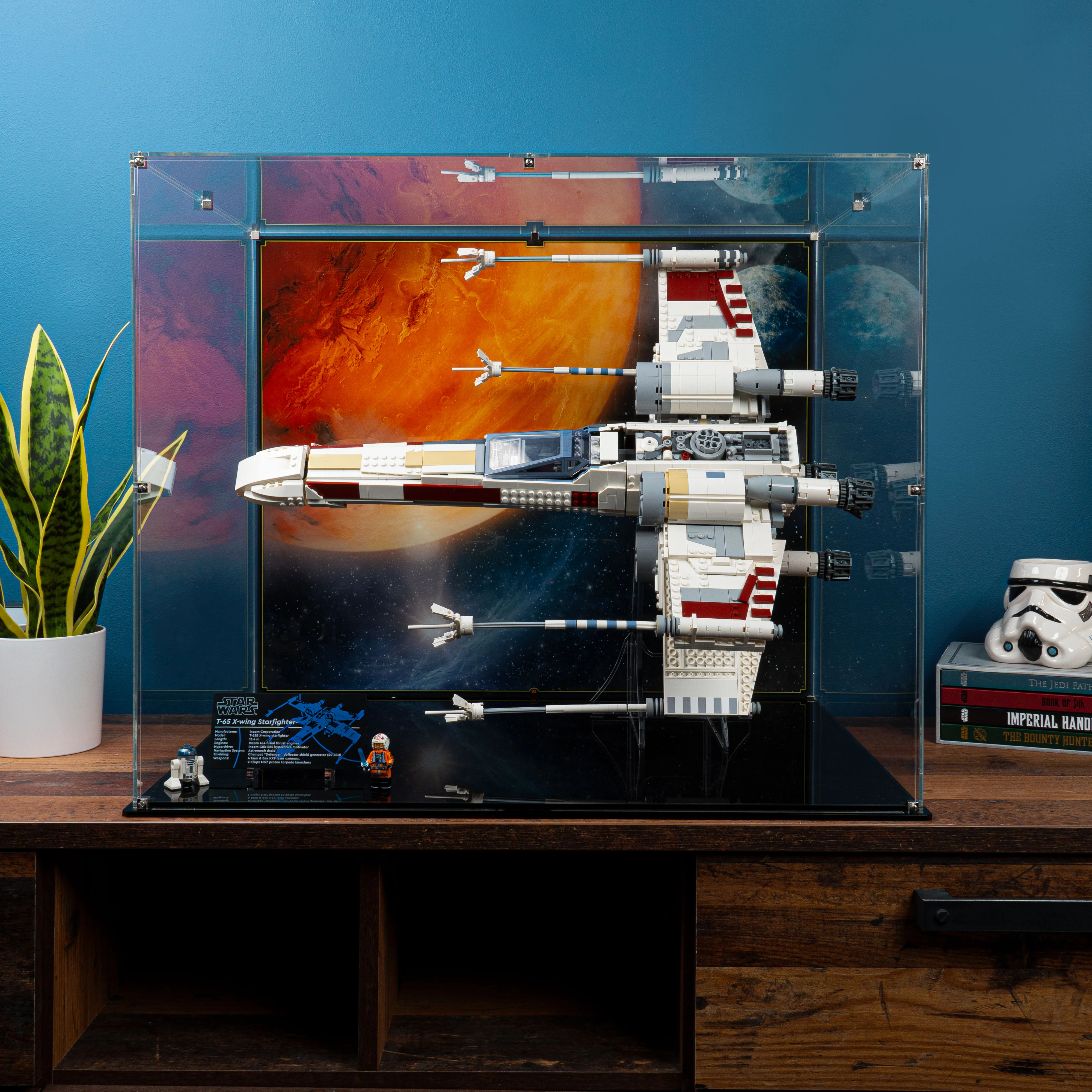 Display Case for LEGO® Star Wars: X-Wing Starfighter™ (75355) - Image 13