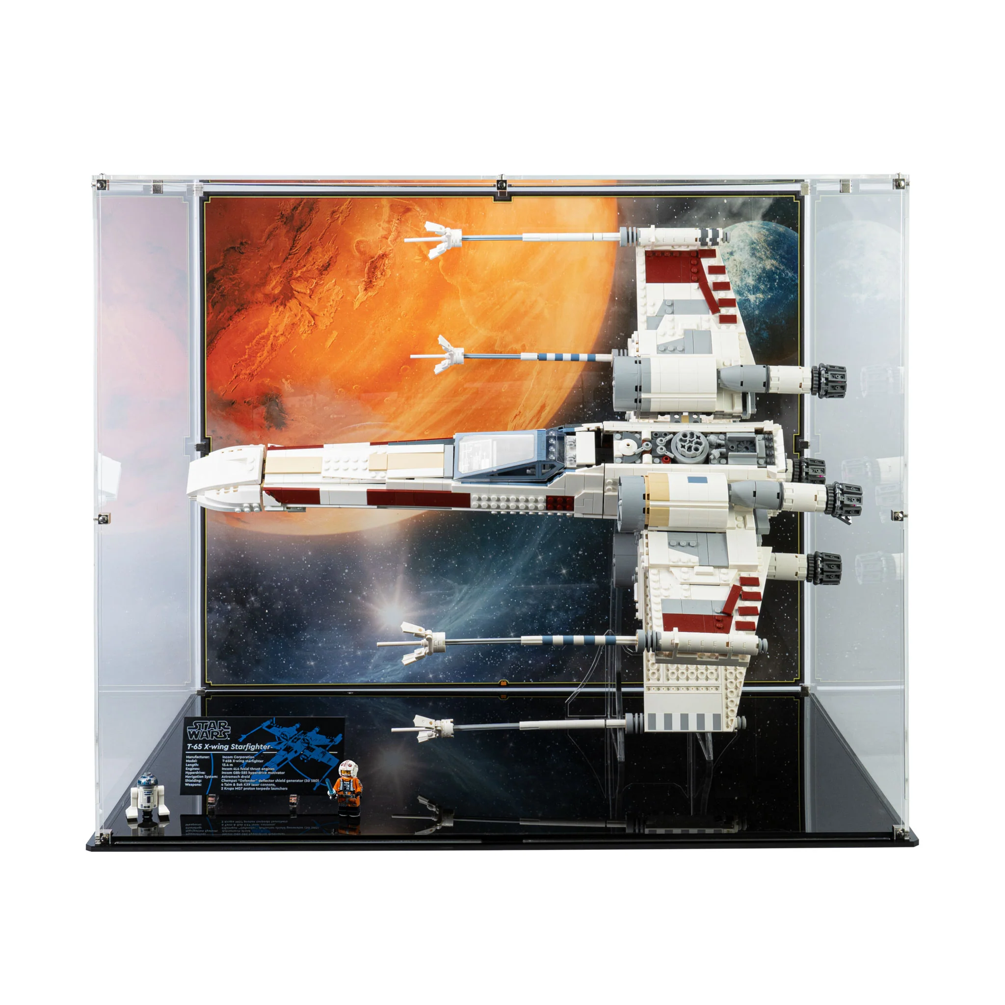 Display Case for LEGO® Star Wars: X-Wing Starfighter™ (75355) - Image 2