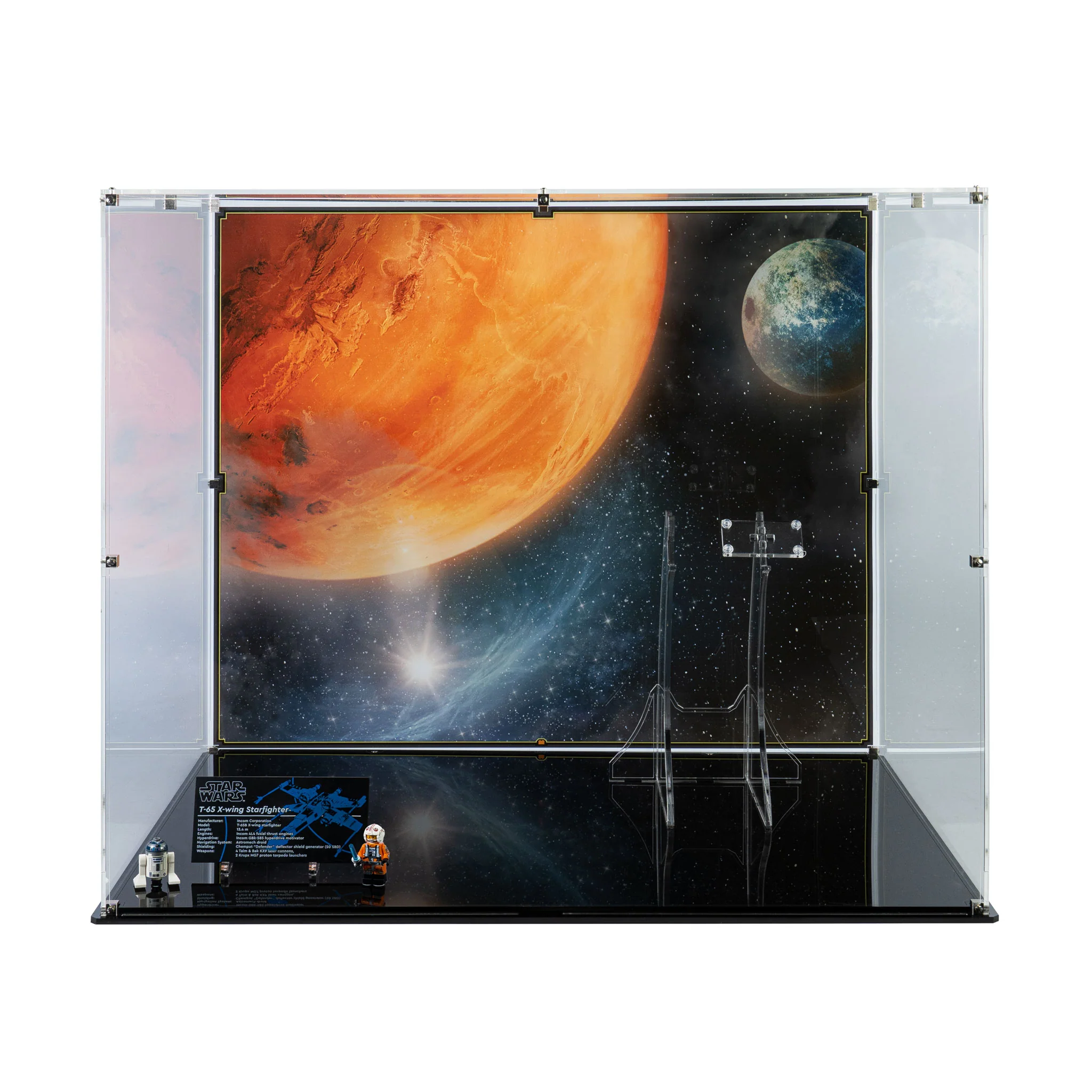 Display Case for LEGO® Star Wars: X-Wing Starfighter™ (75355) - Image 3