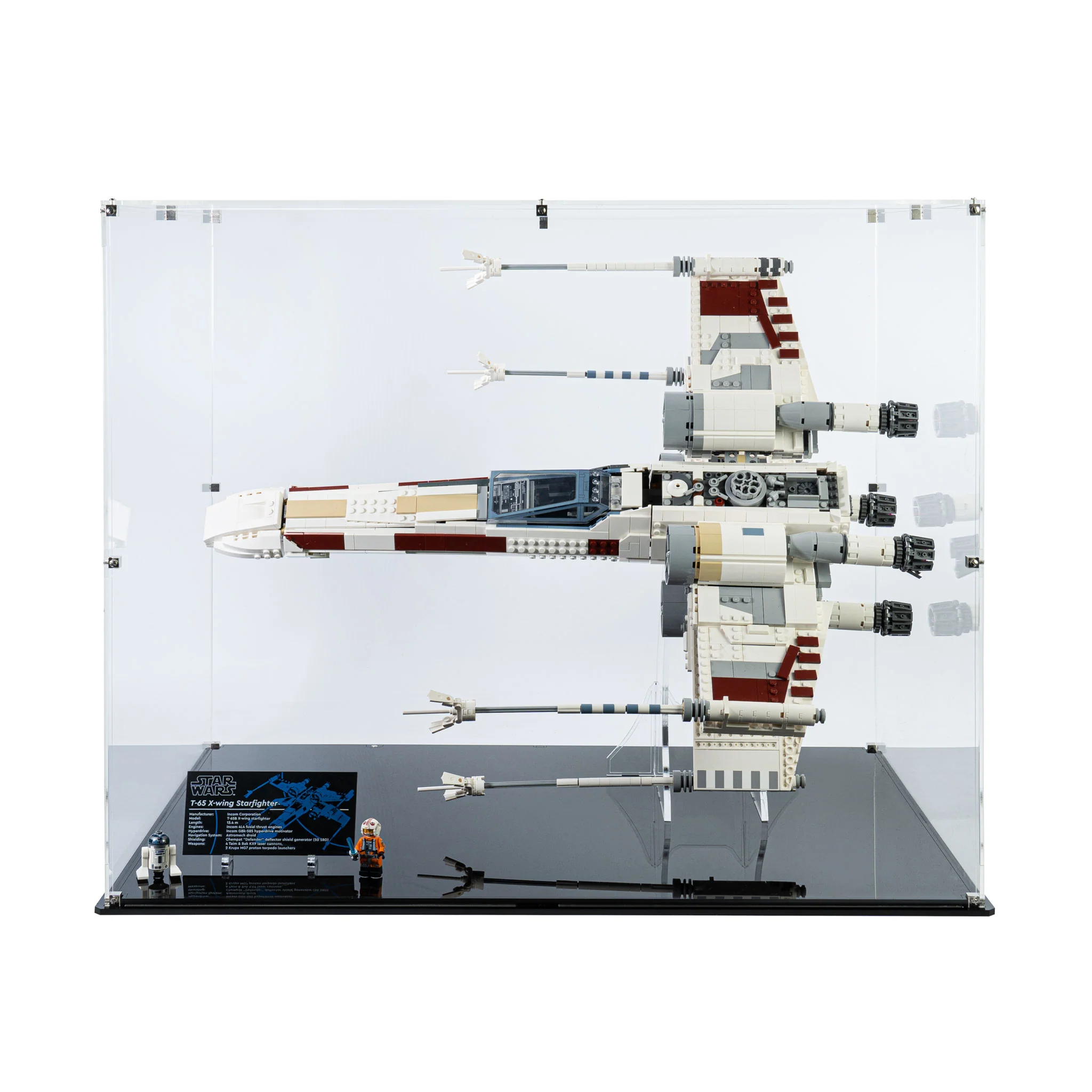 Display Case for LEGO® Star Wars: X-Wing Starfighter™ (75355) - Image 7