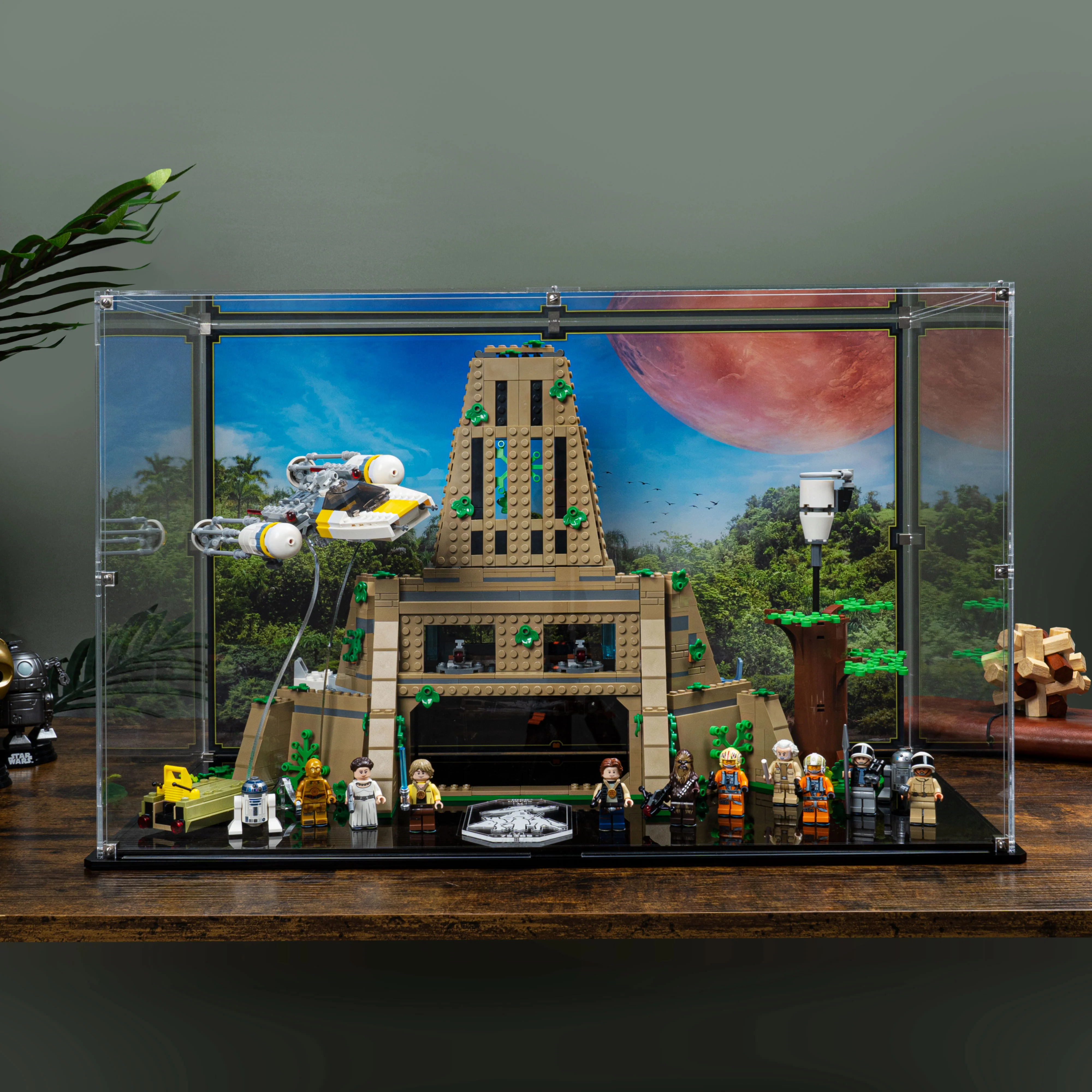 Display Case for LEGO® Star Wars Yavin 4 Rebel Base (75365) - Image 13