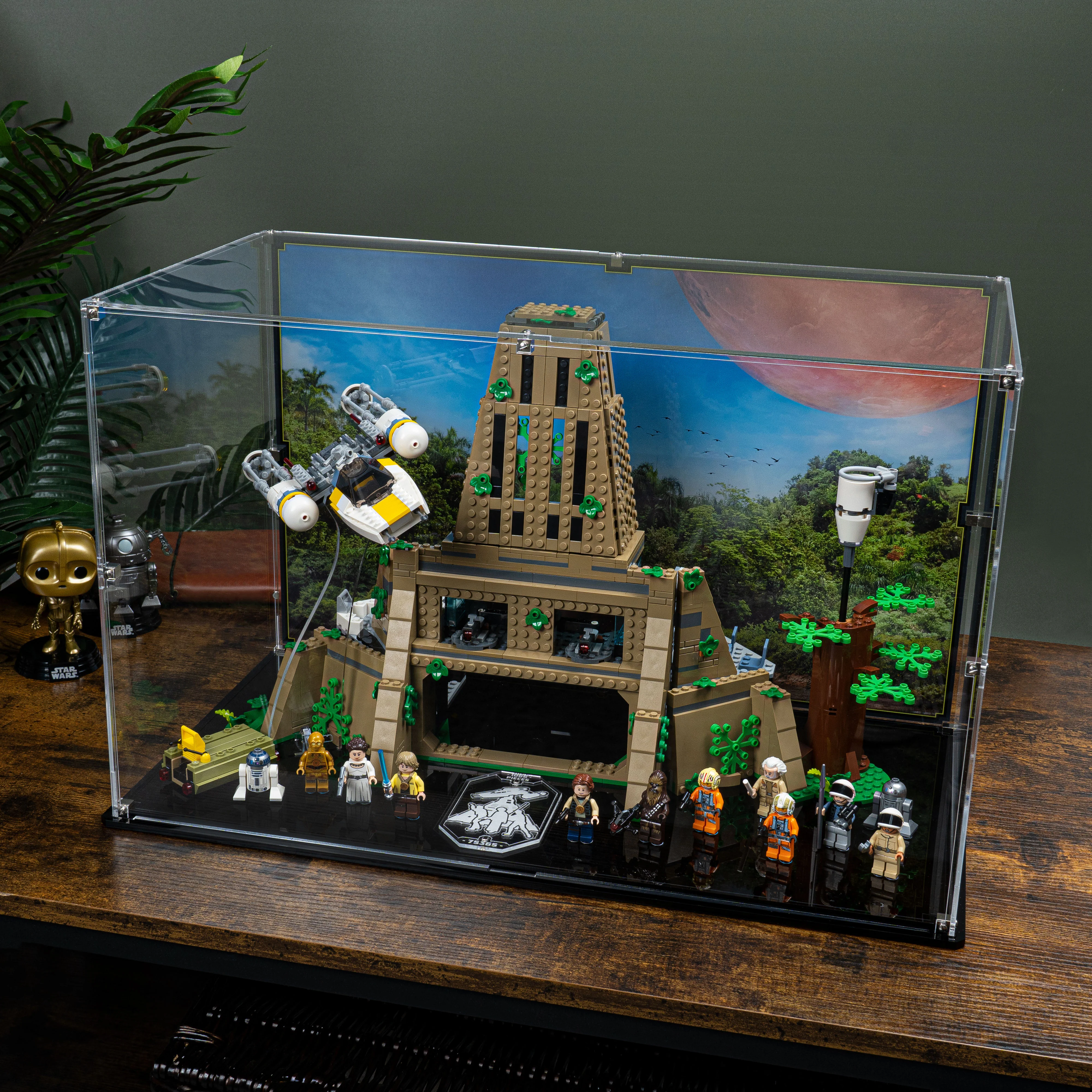 Display Case for LEGO® Star Wars Yavin 4 Rebel Base (75365) - Image 14