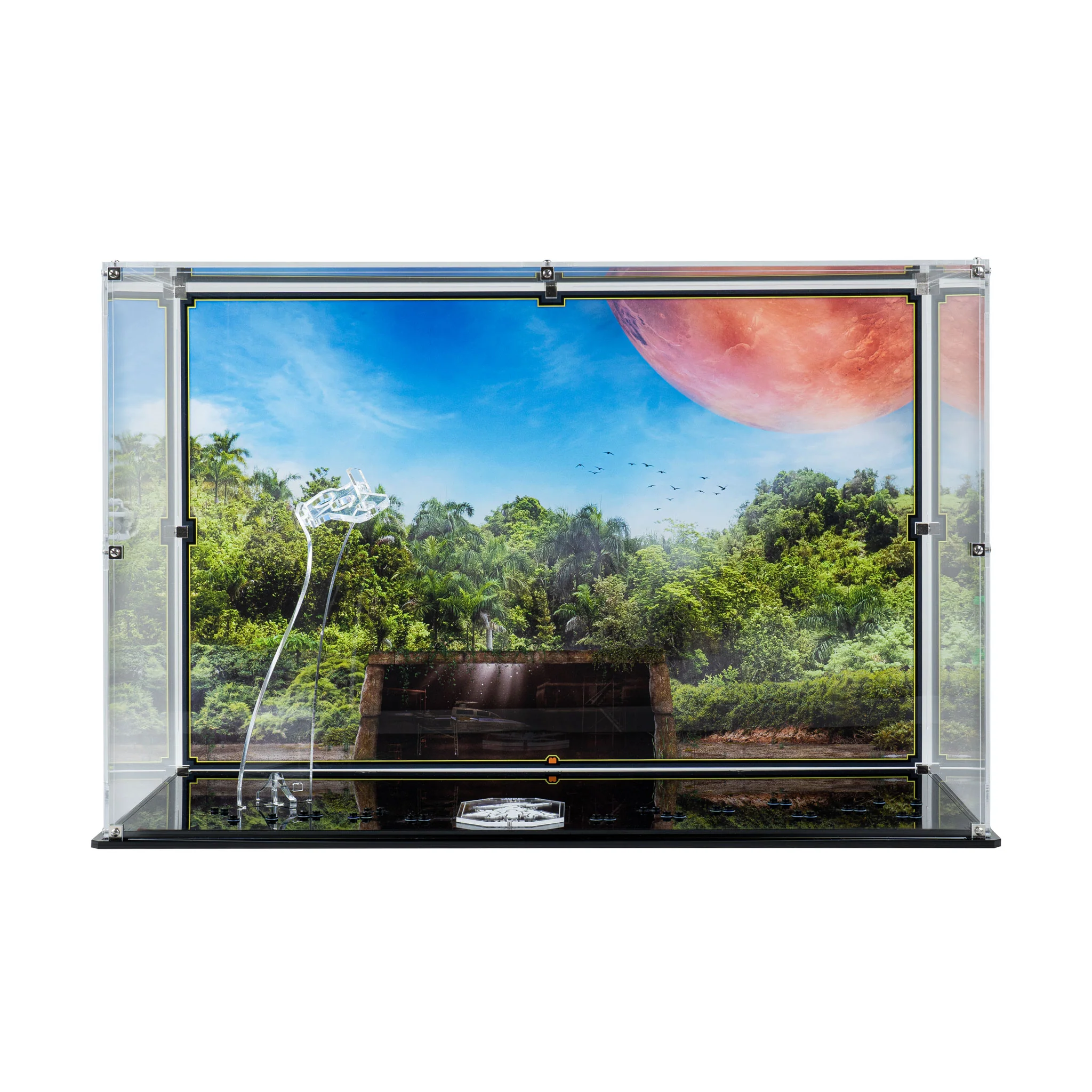 Display Case for LEGO® Star Wars Yavin 4 Rebel Base (75365) - Image 3