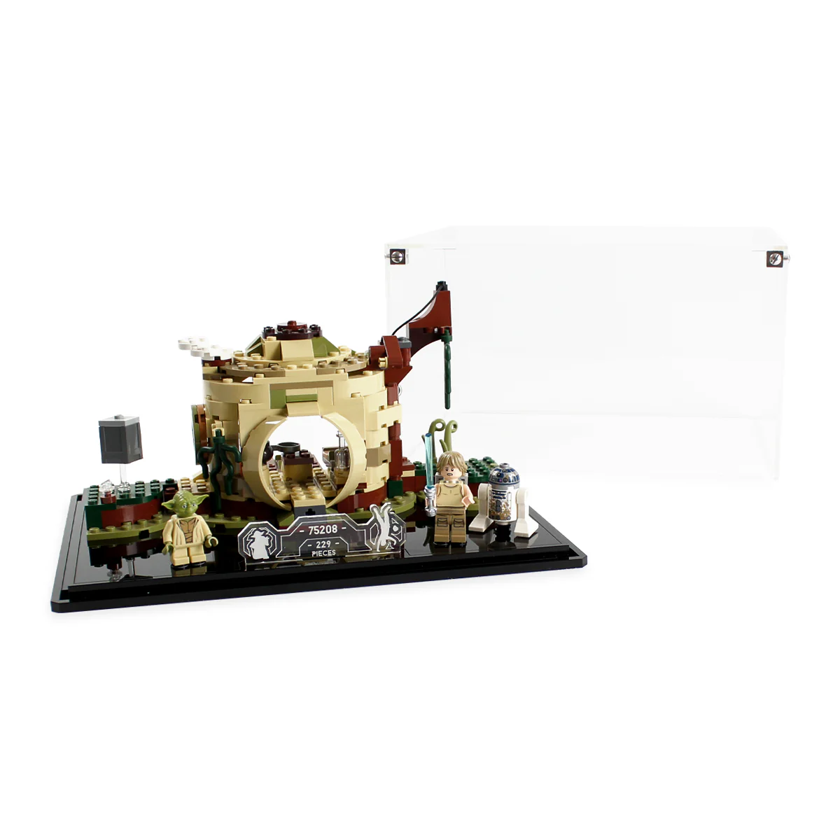 Display Case for LEGO® Star Wars™ Yoda's Hut (75208) - Image 4