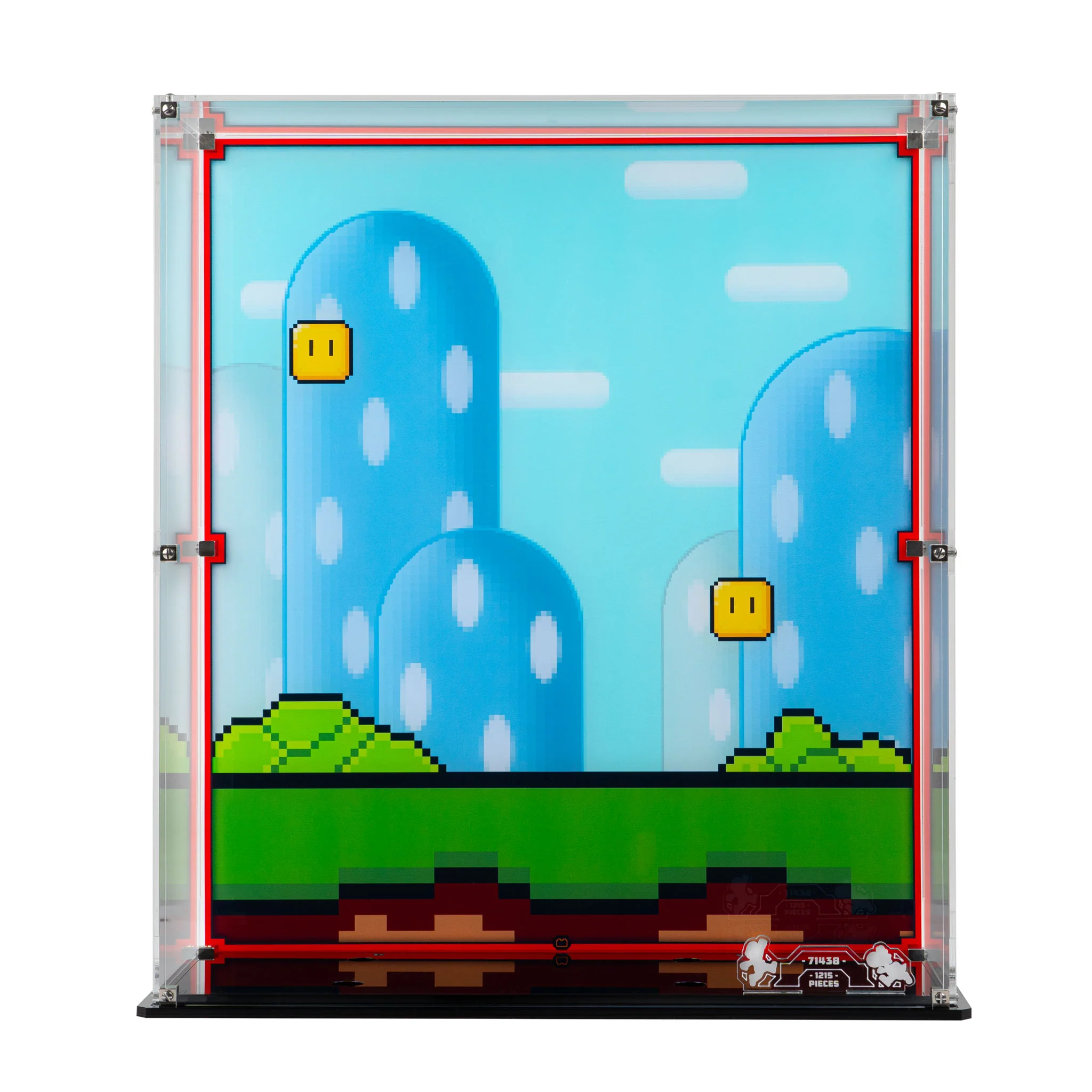Display Case for LEGO® Super Mario™: Super Mario World™ Mario and Yoshi (71438) - Image 3