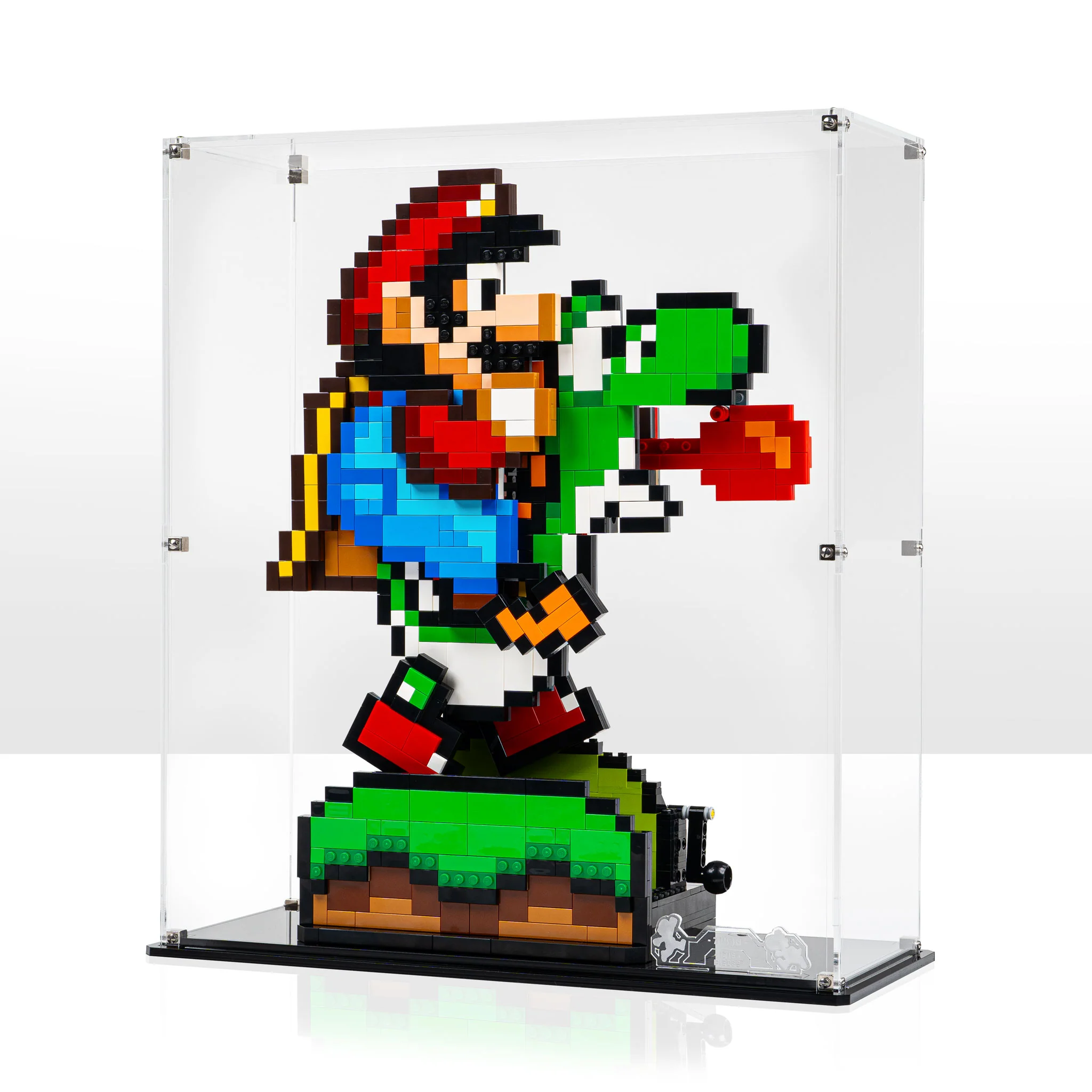 Display Case for LEGO® Super Mario™: Super Mario World™ Mario and Yoshi (71438) - Image 4